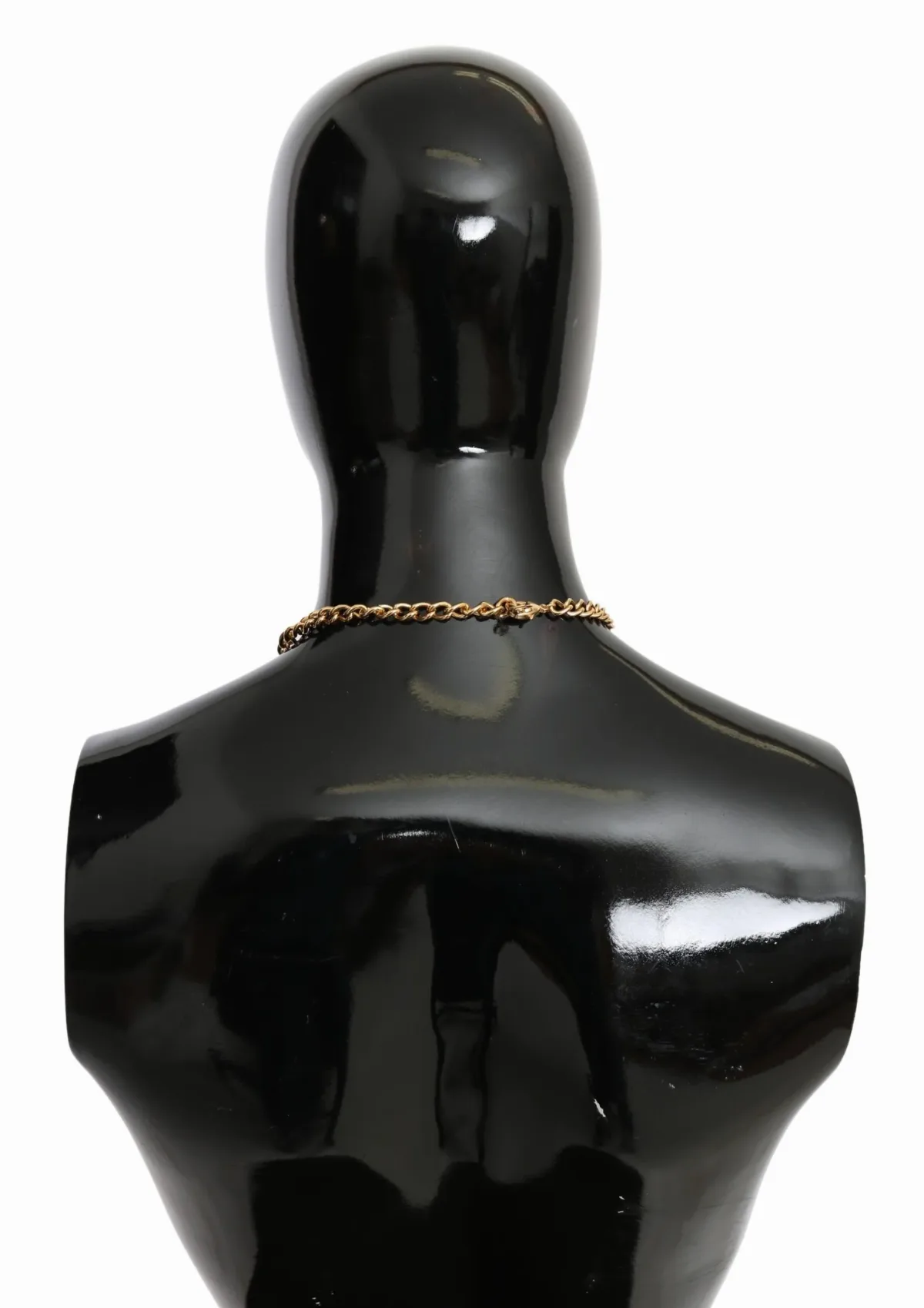 Brass Crystal Pendant Necklace by Dolce & Gabbana