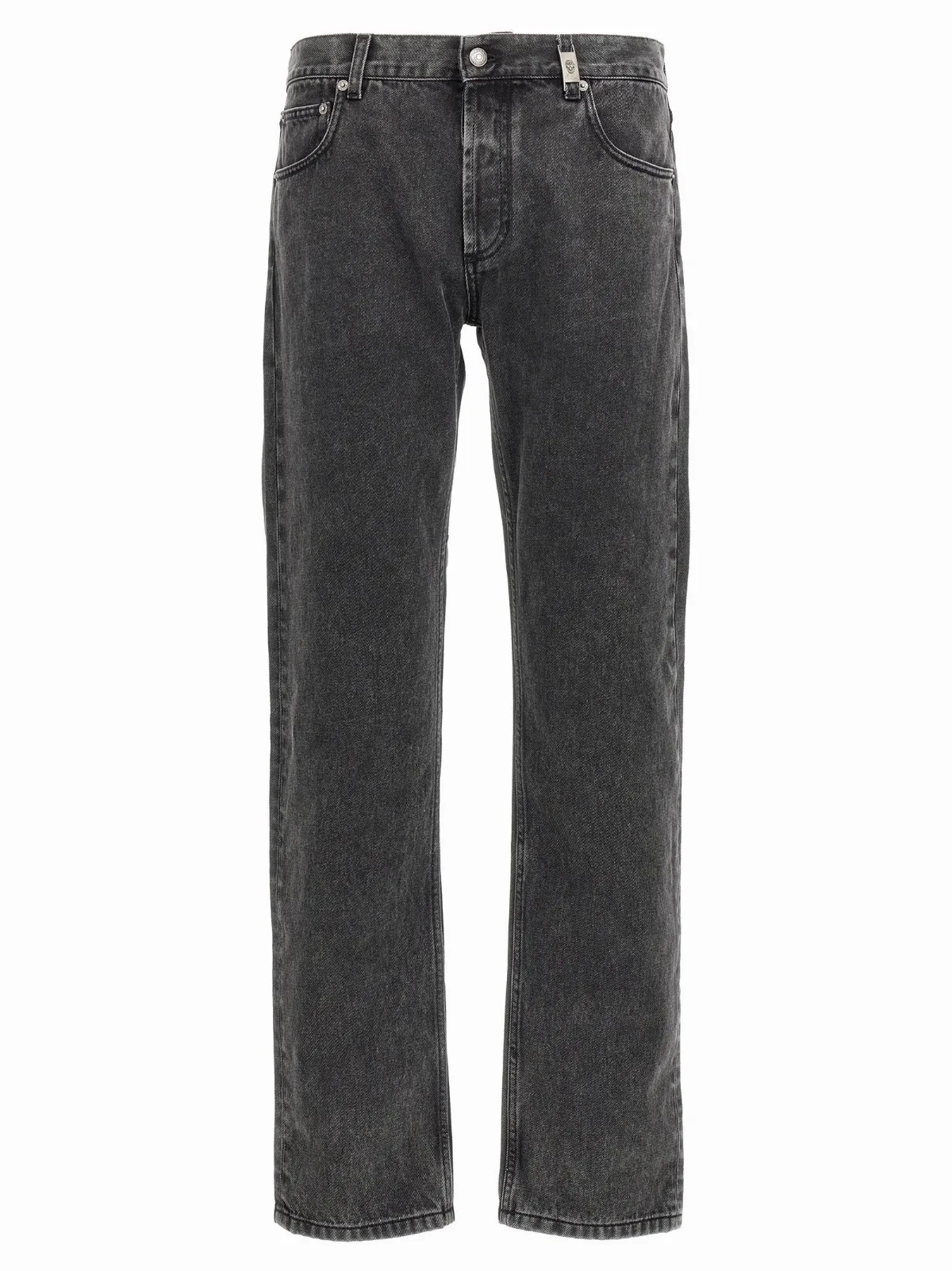 Straight-Leg Denim Jeans