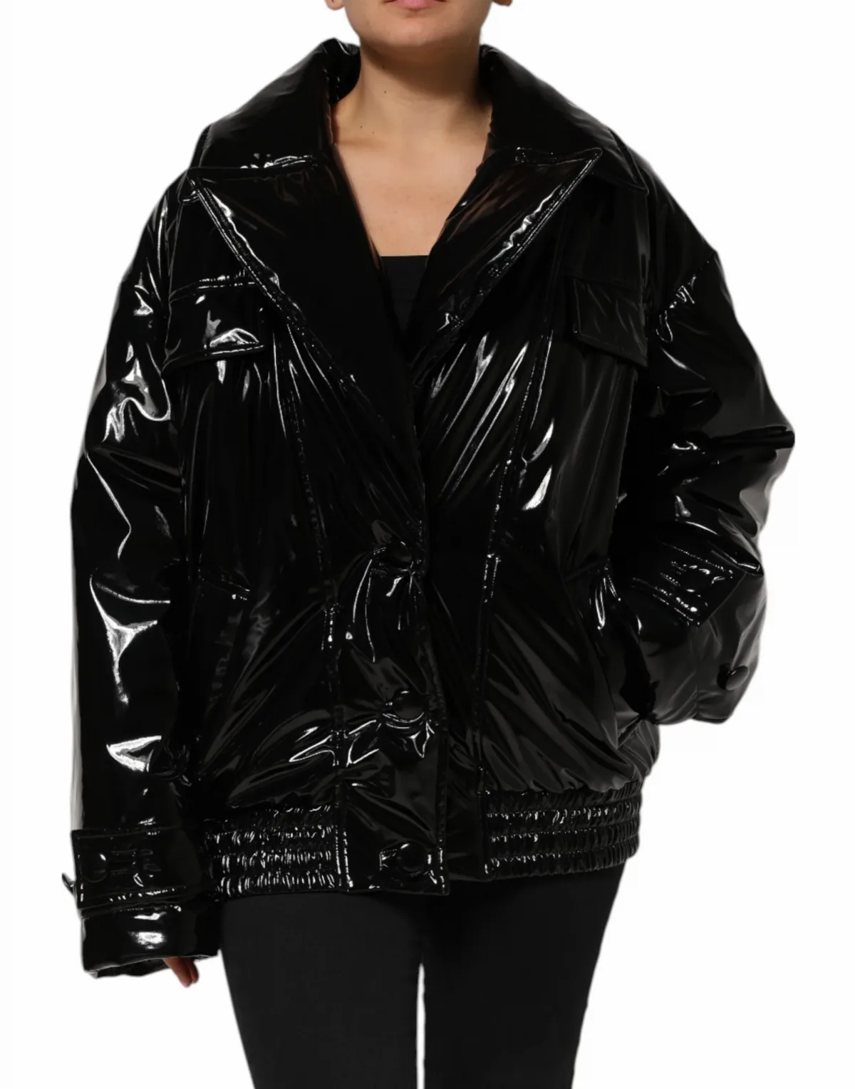Quilted Polyester Puffer Jacket