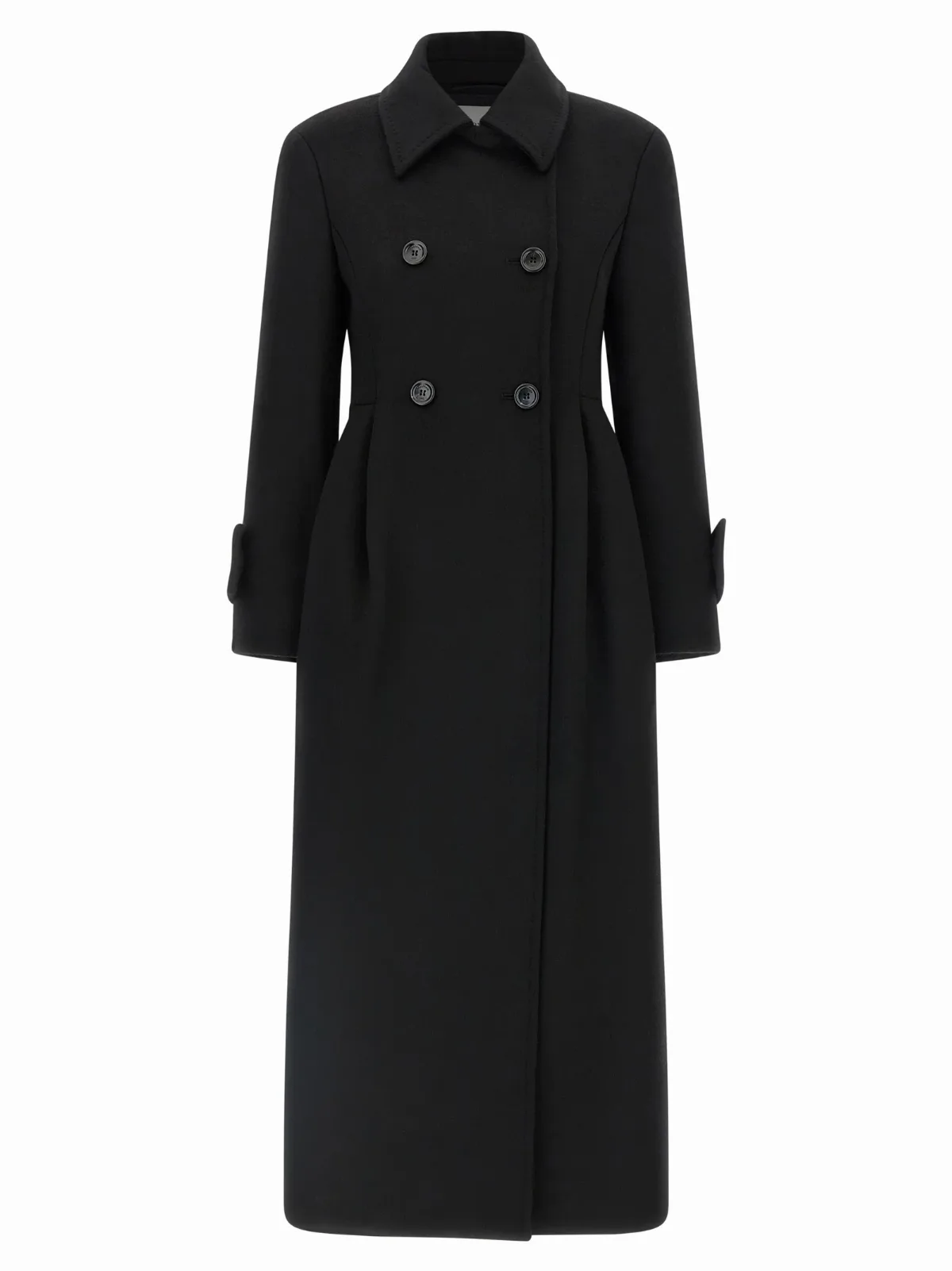 Double-Breasted Wool Coat