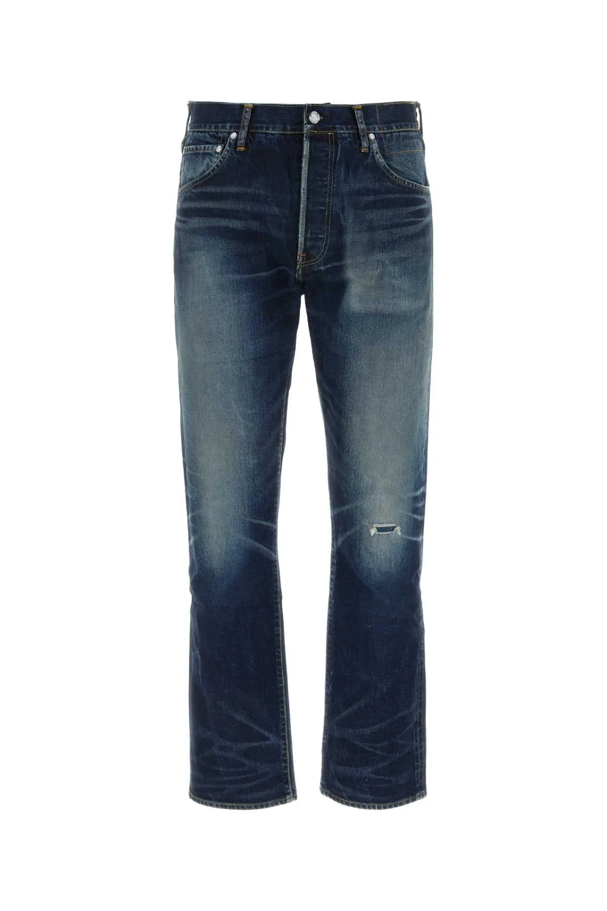 Distressed Denim Jeans