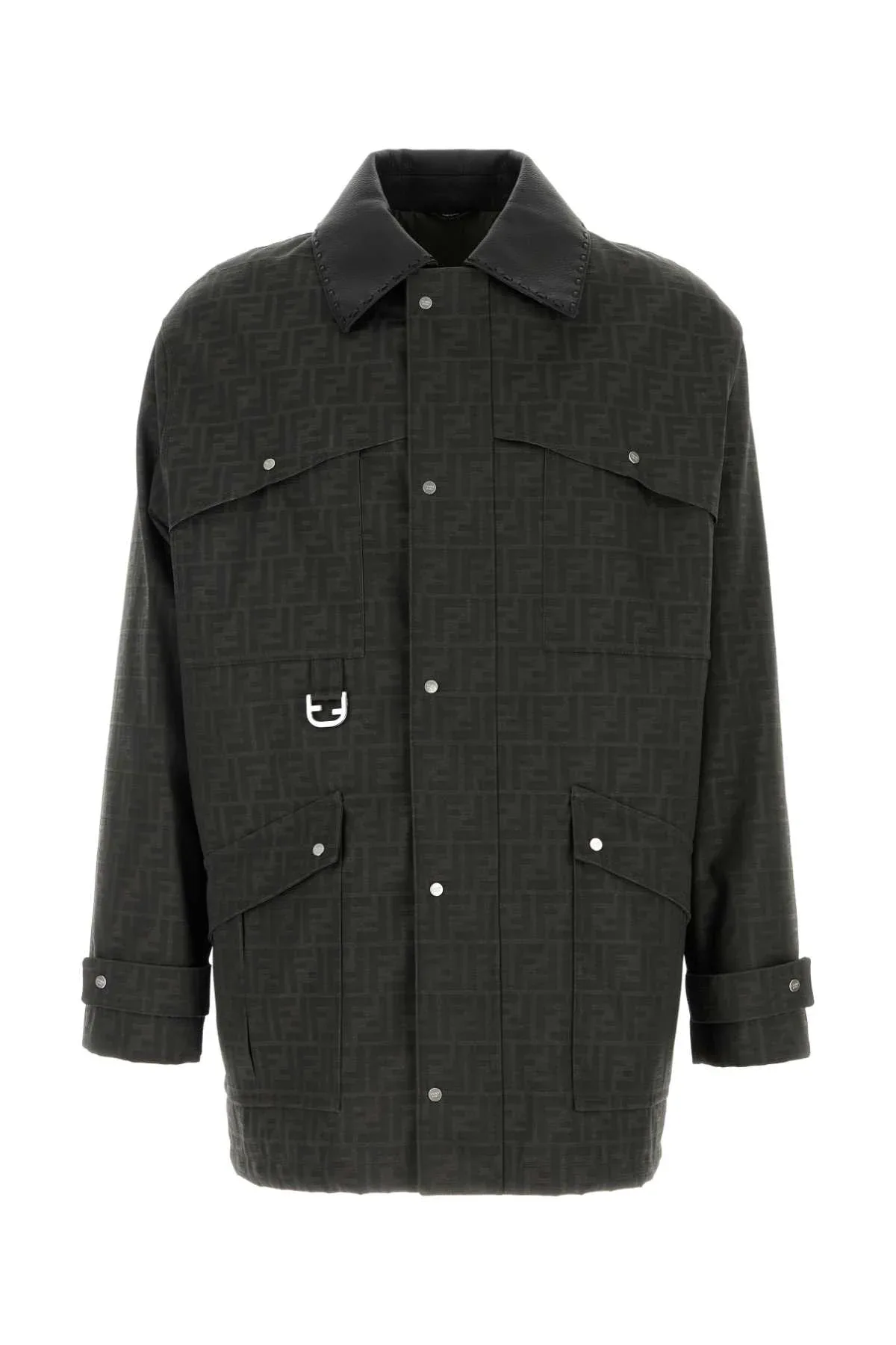 FF Monogram Canvas Coat