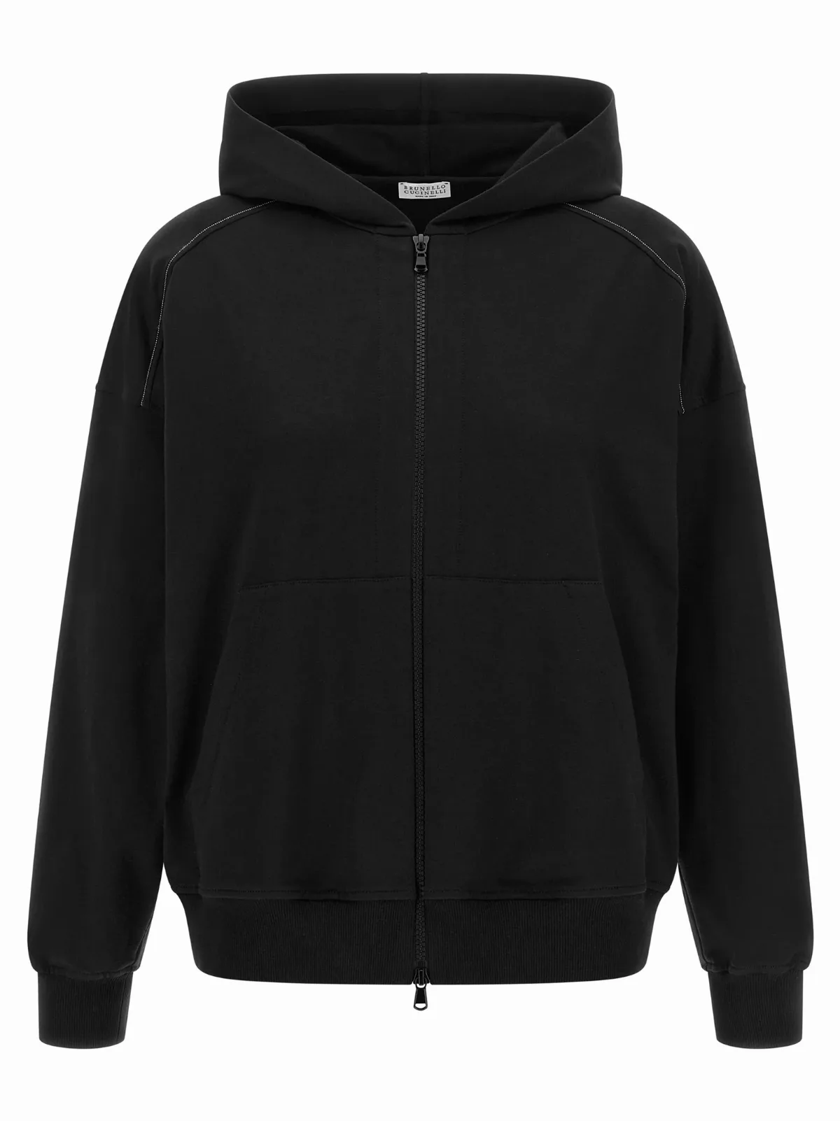 Lightweight Stretch Cotton Hoodie
