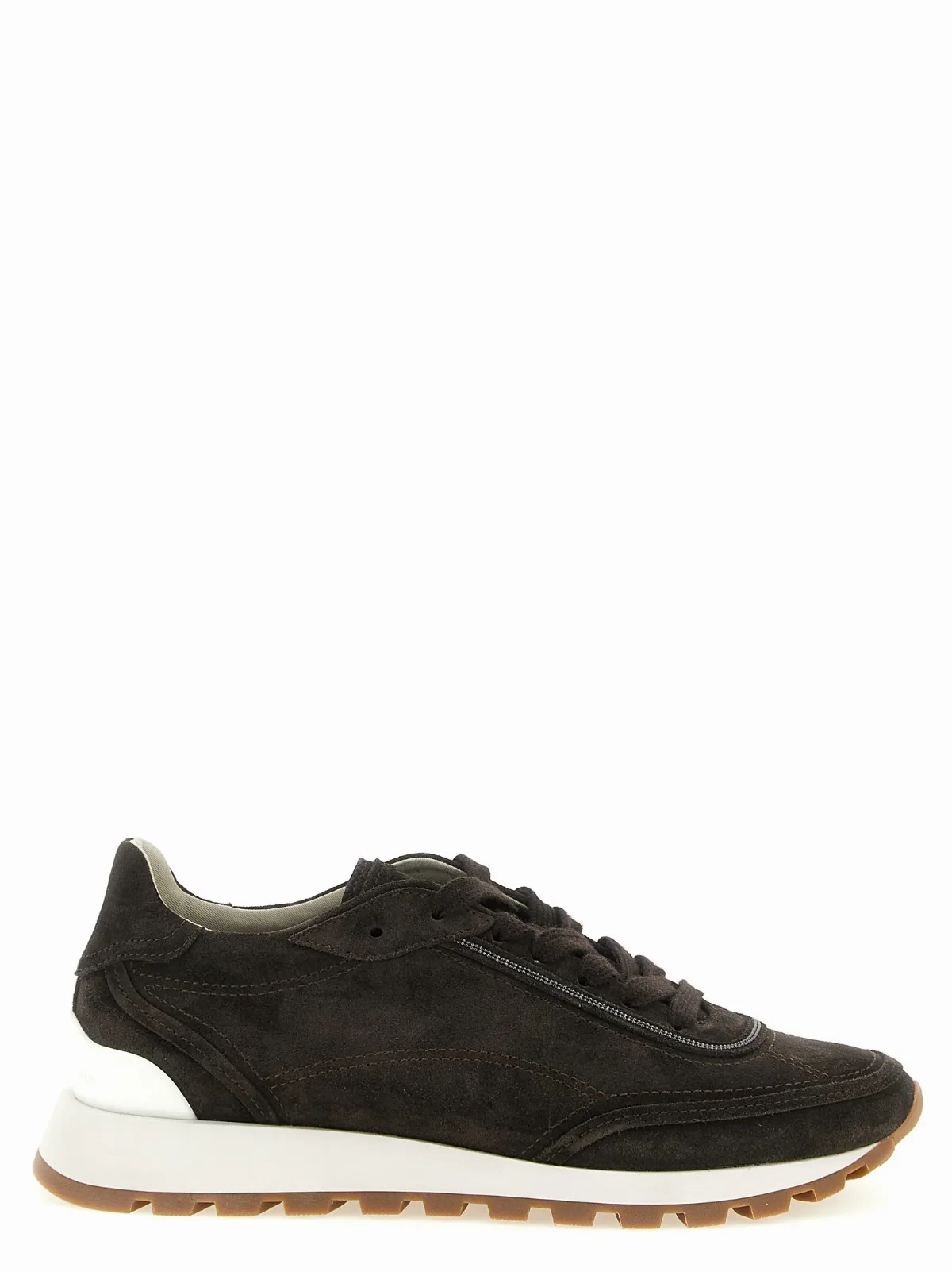 Suede and Leather Sneaker