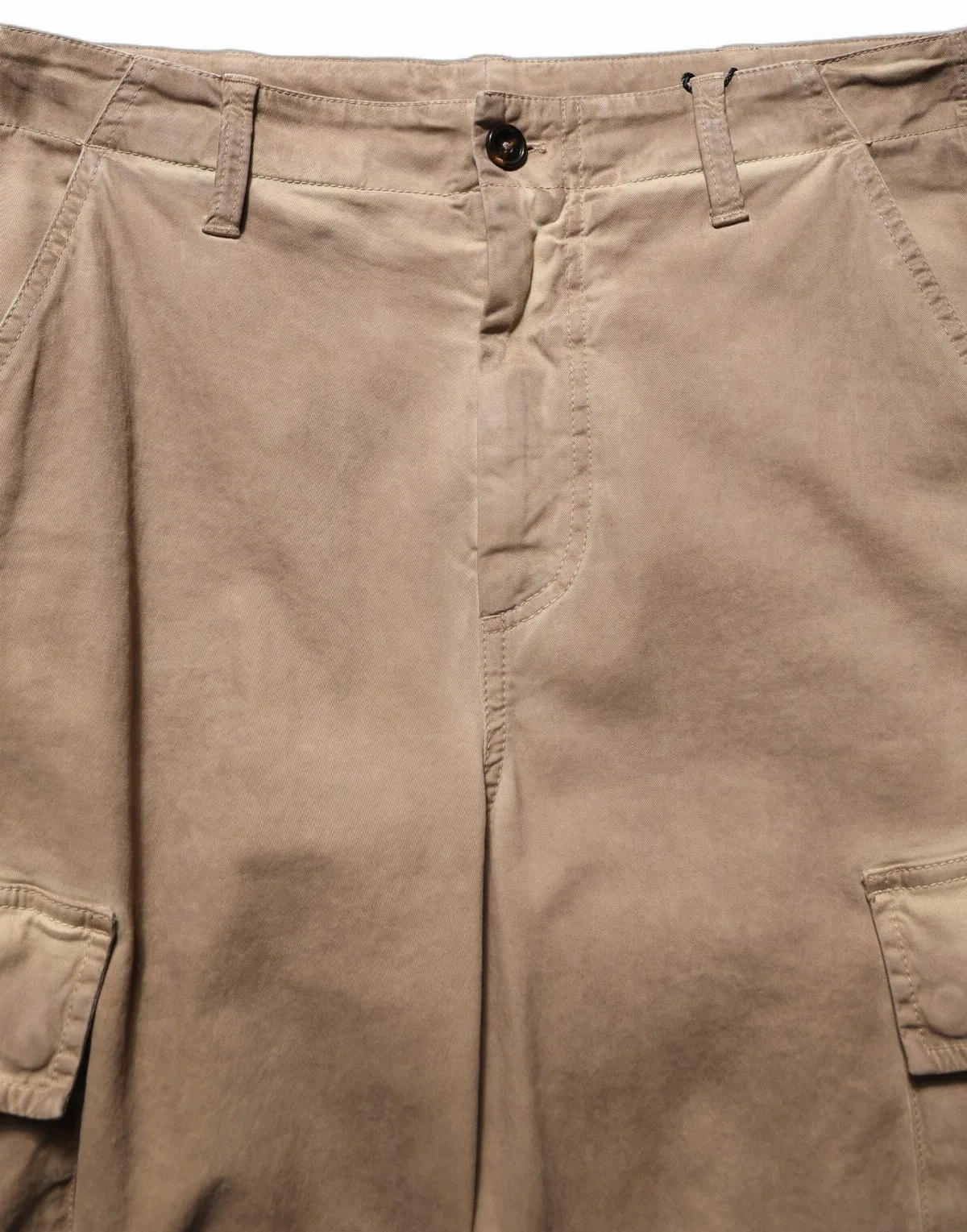 Cotton-Elastane Cargo Pants
