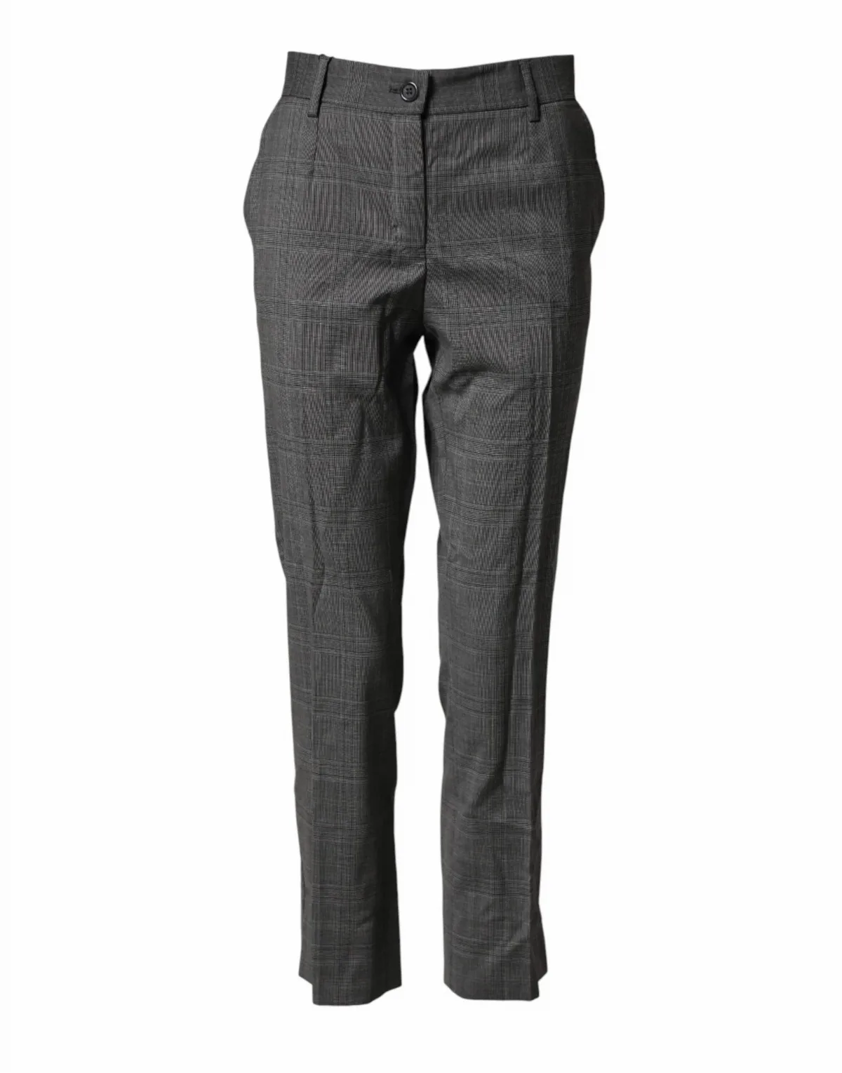 Check Tartan Virgin Wool Trousers