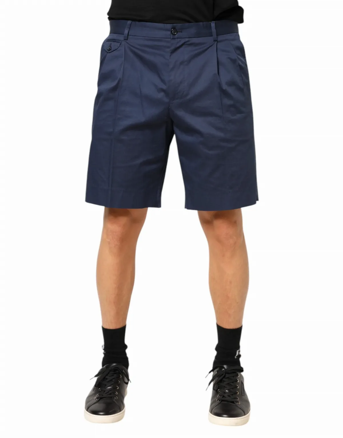 Cotton Stretch Bermuda Shorts