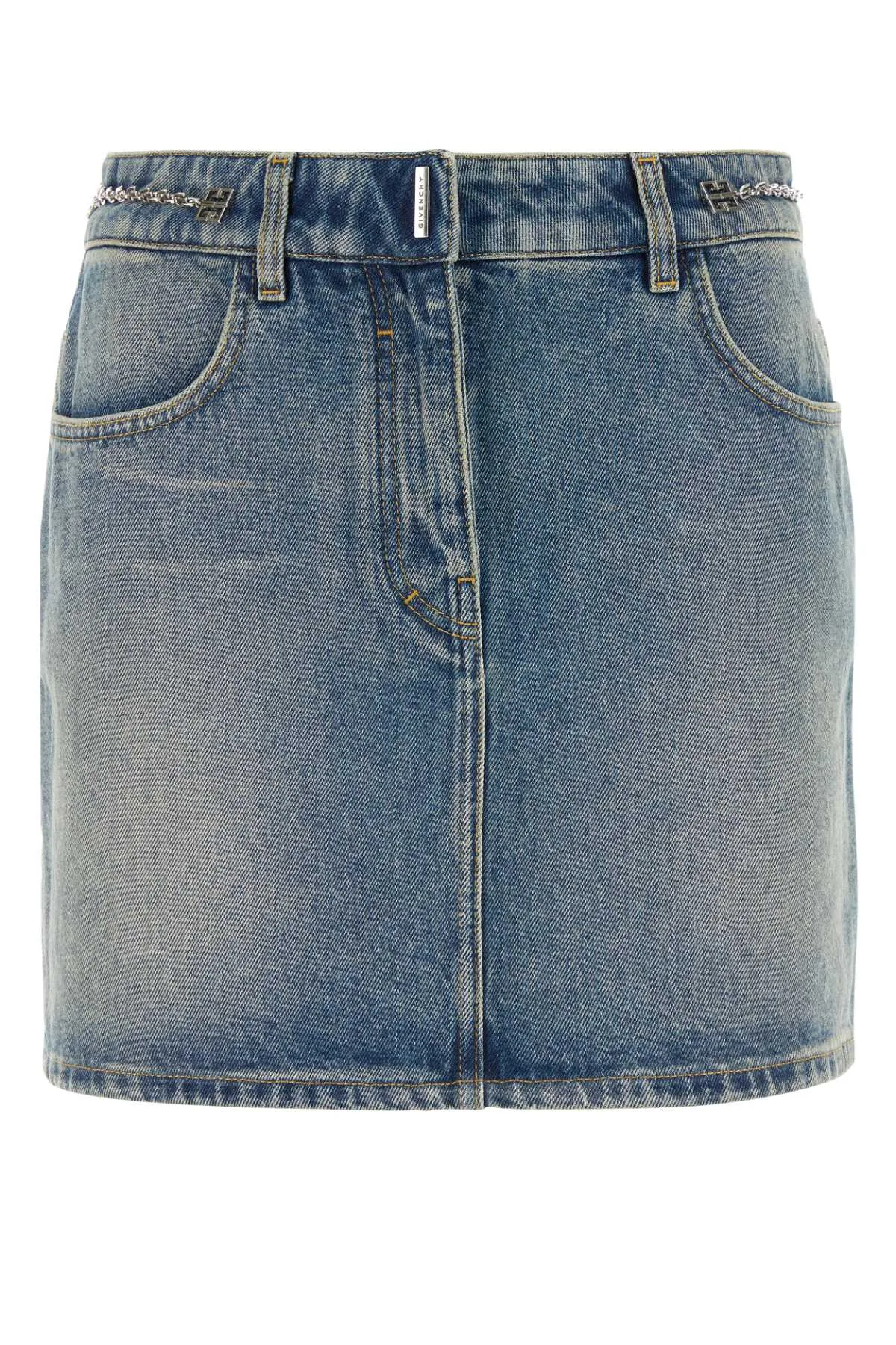 Denim Mini Skirt