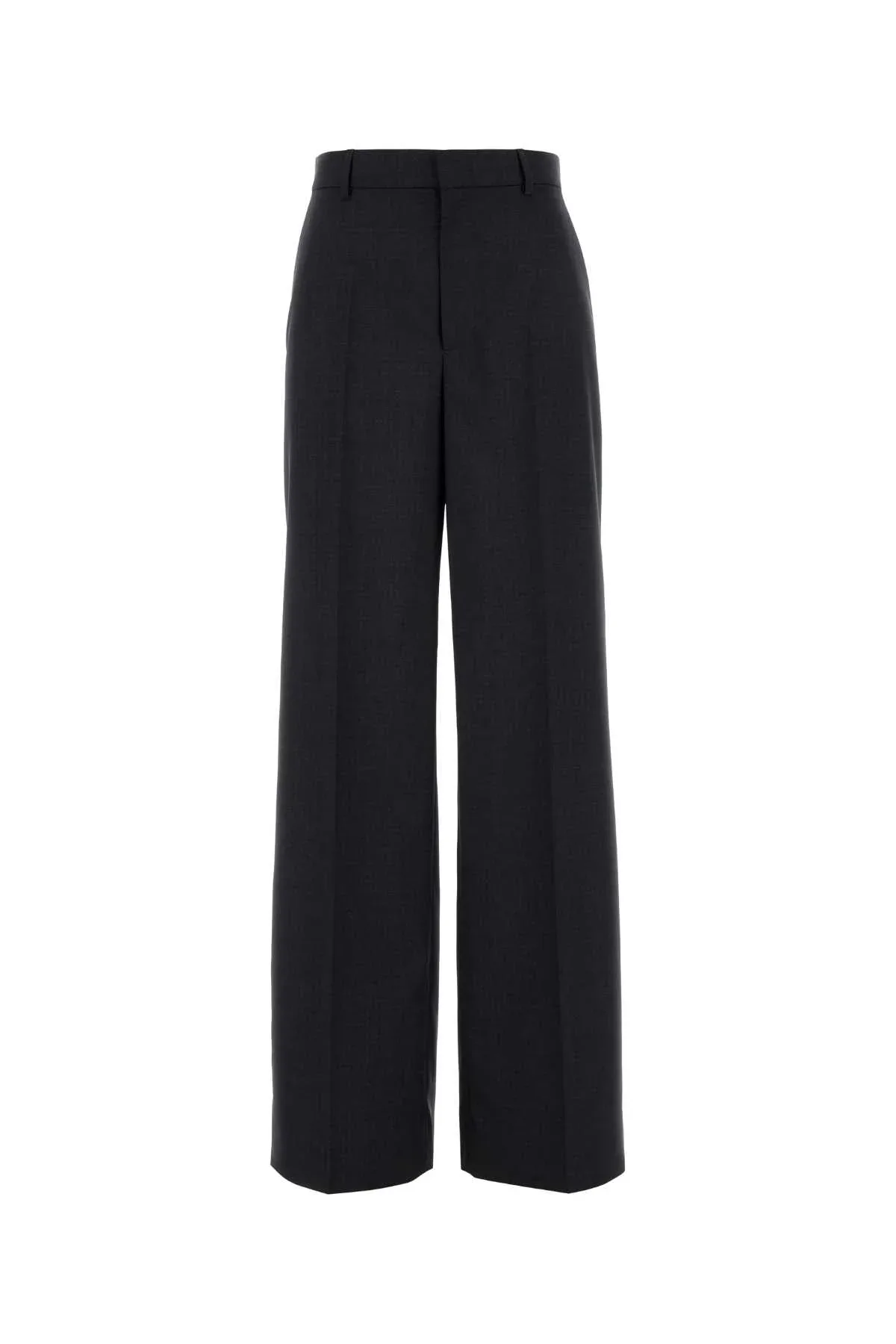 Wool Wide-Leg Trousers