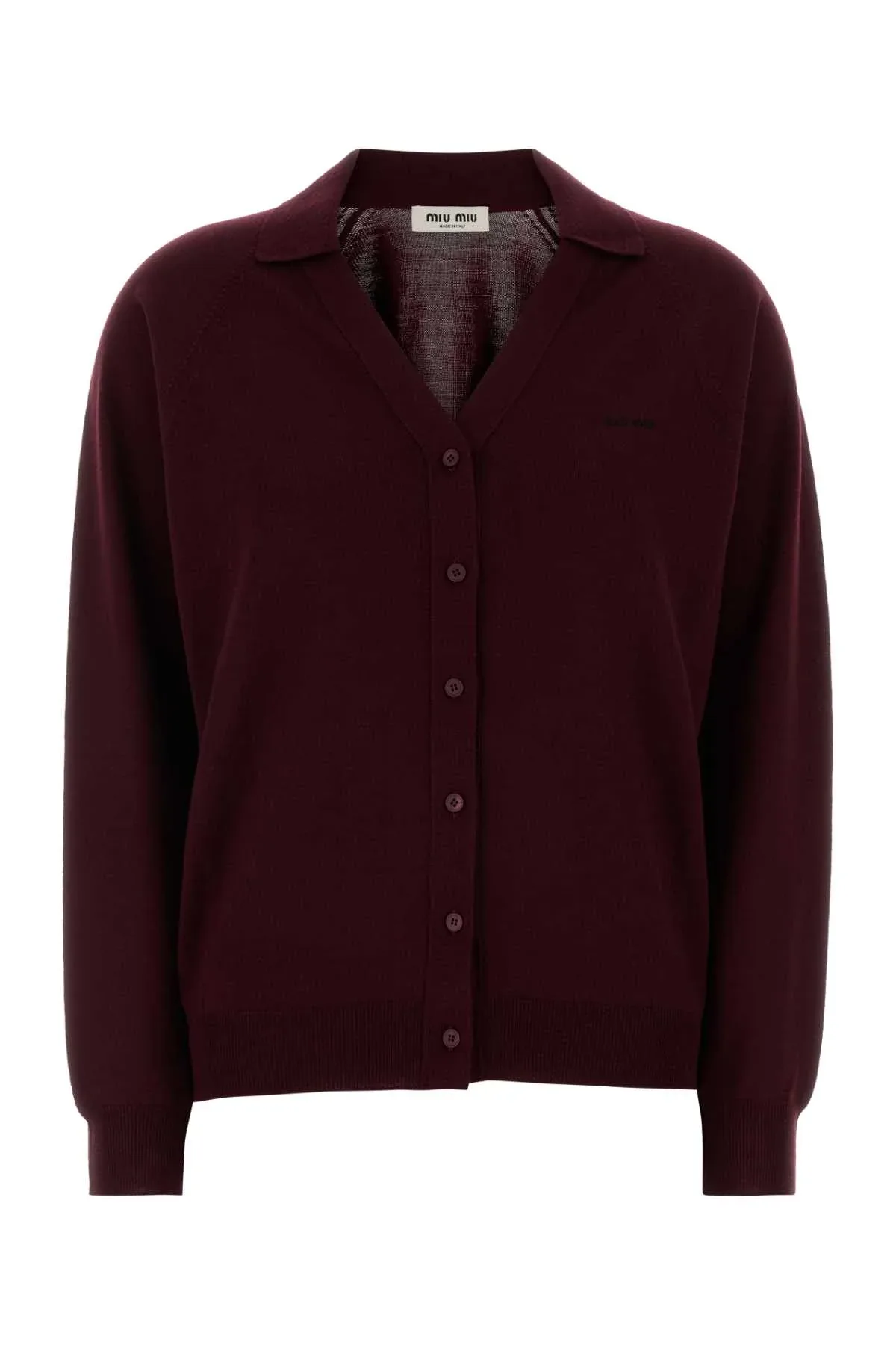 Virgin Wool Cardigan by Miu Miu