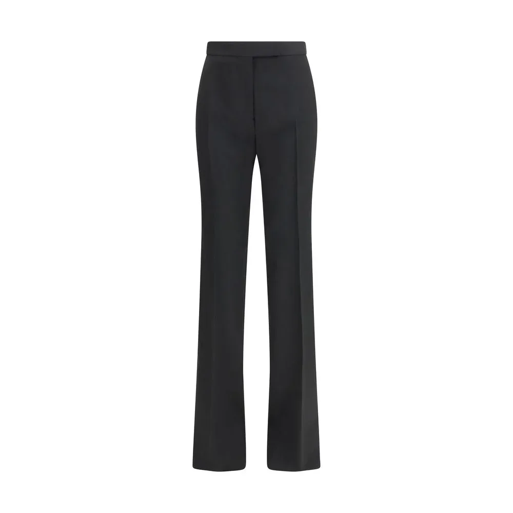 Wool Straight-Leg Trousers