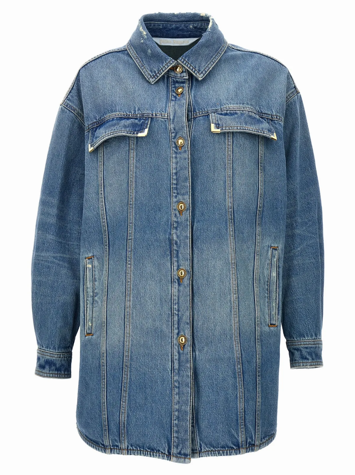 Washed Cotton Denim Jacket
