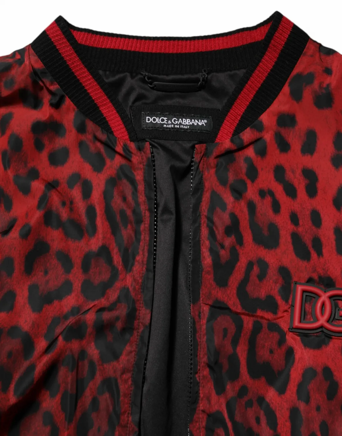 Leopard Print Bomber Jacket