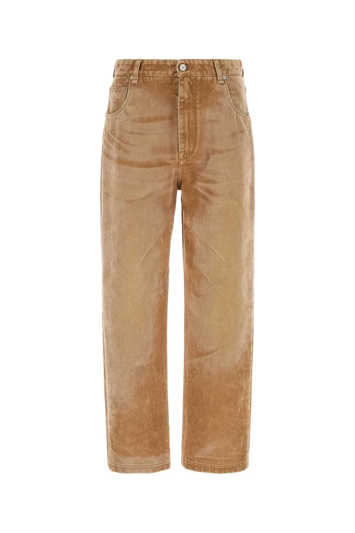 Stonewashed Denim Jeans