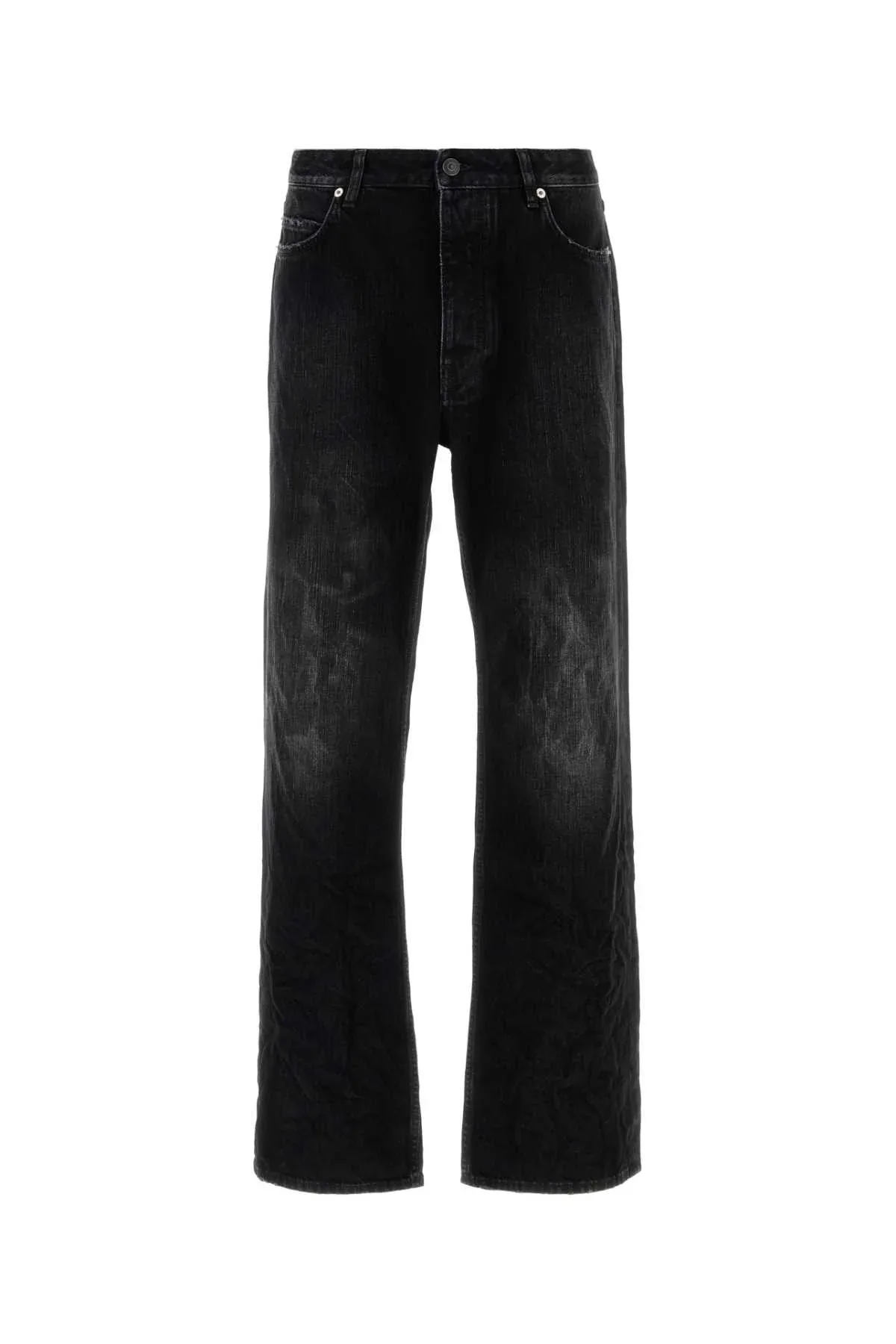 Wide-Leg Denim Jeans