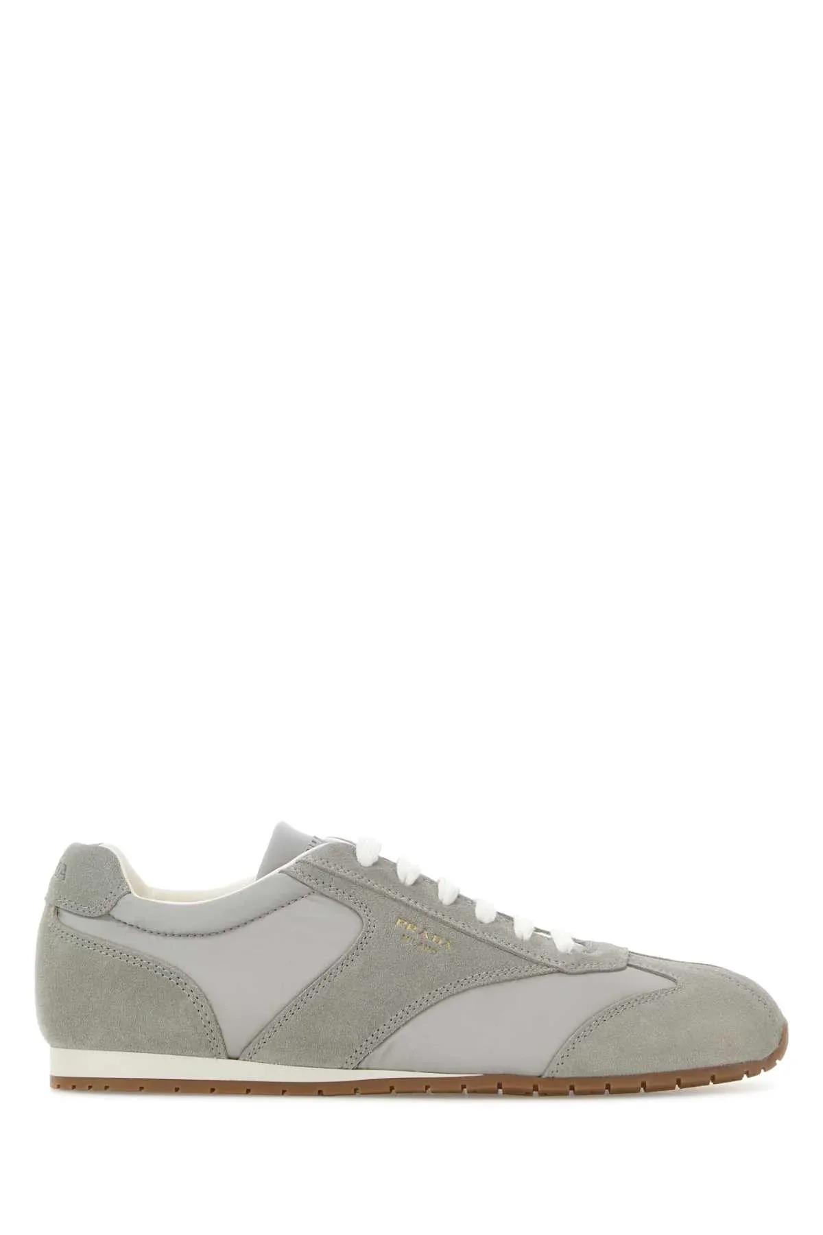 Suede and Fabric Sneaker