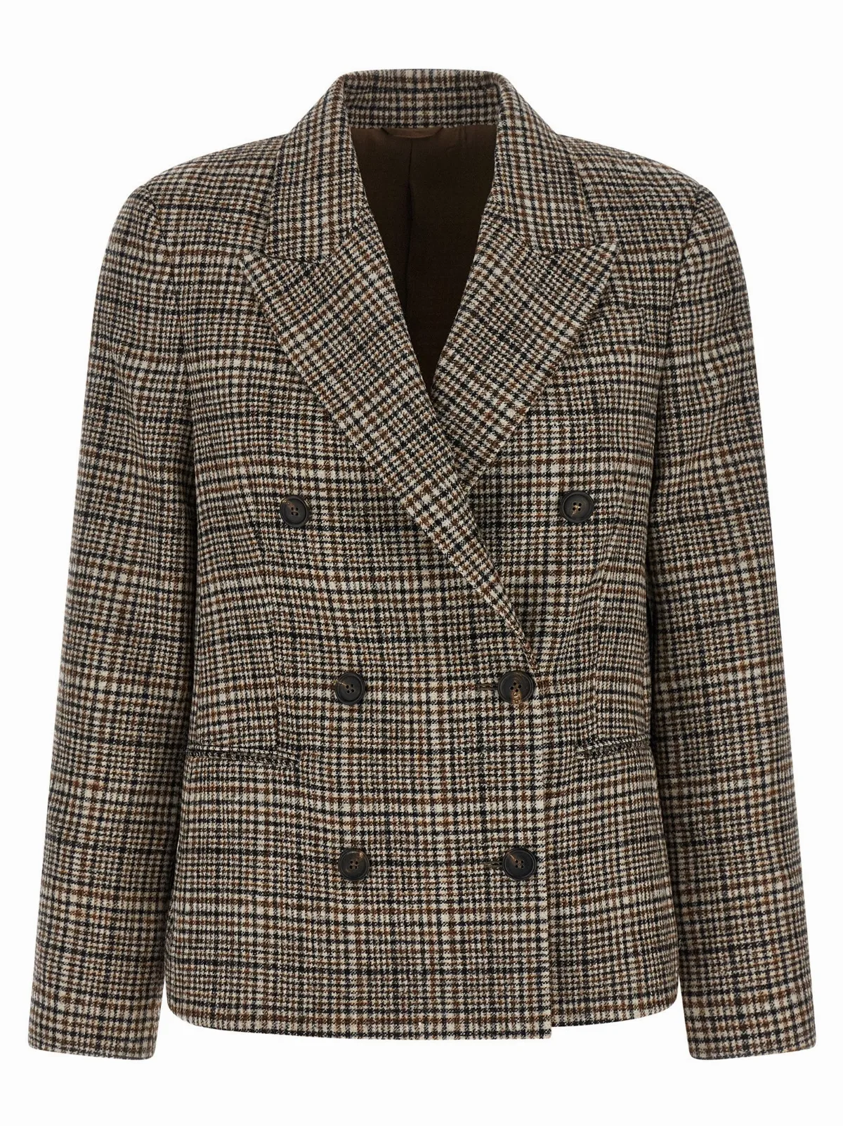Double-Breasted Cashmere-Blend Blazer