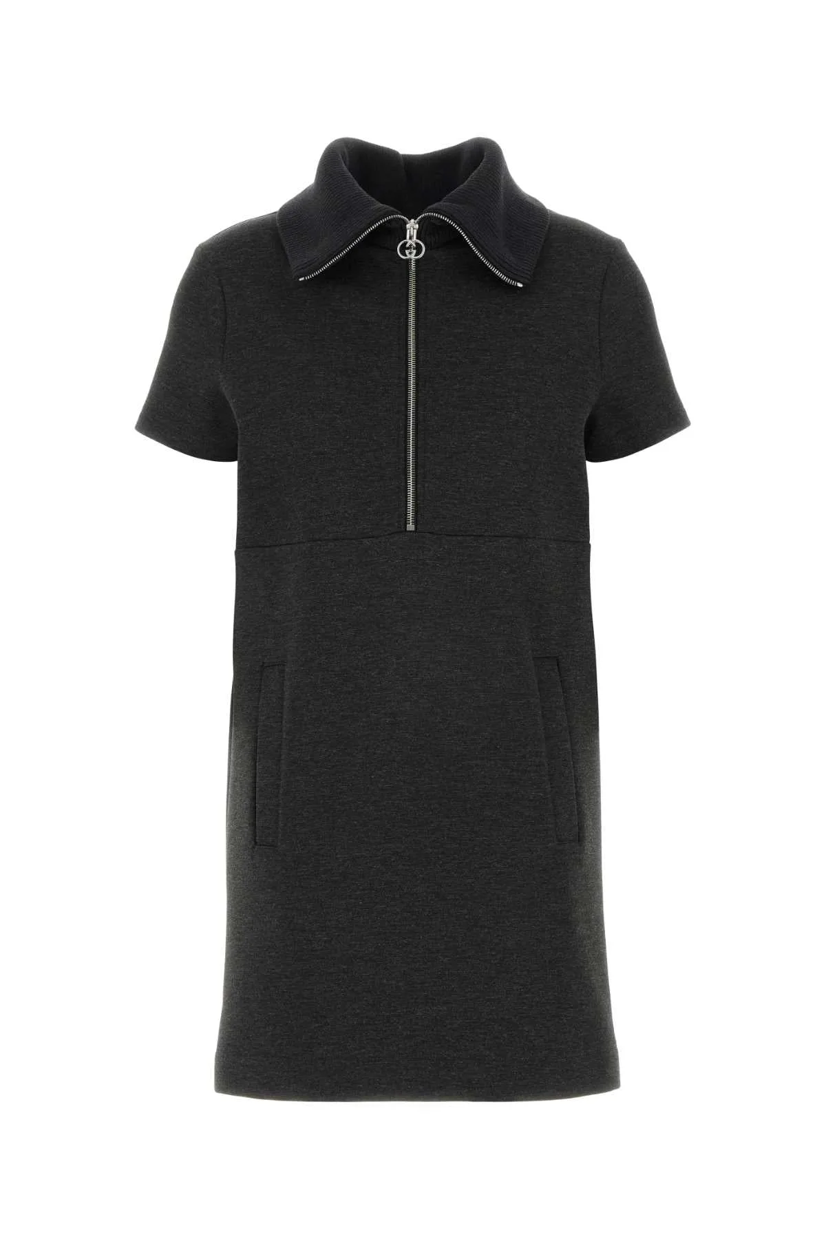 Stretch Jersey Collar Dress