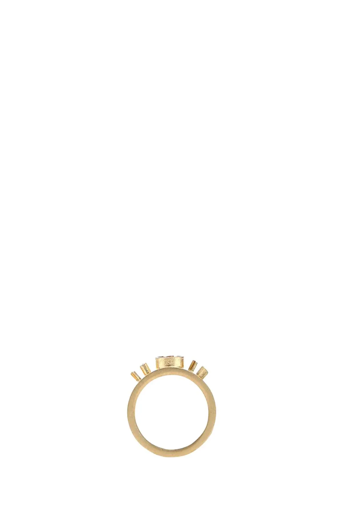 Gold-Finished Sterling Silver Ring by Maison Margiela