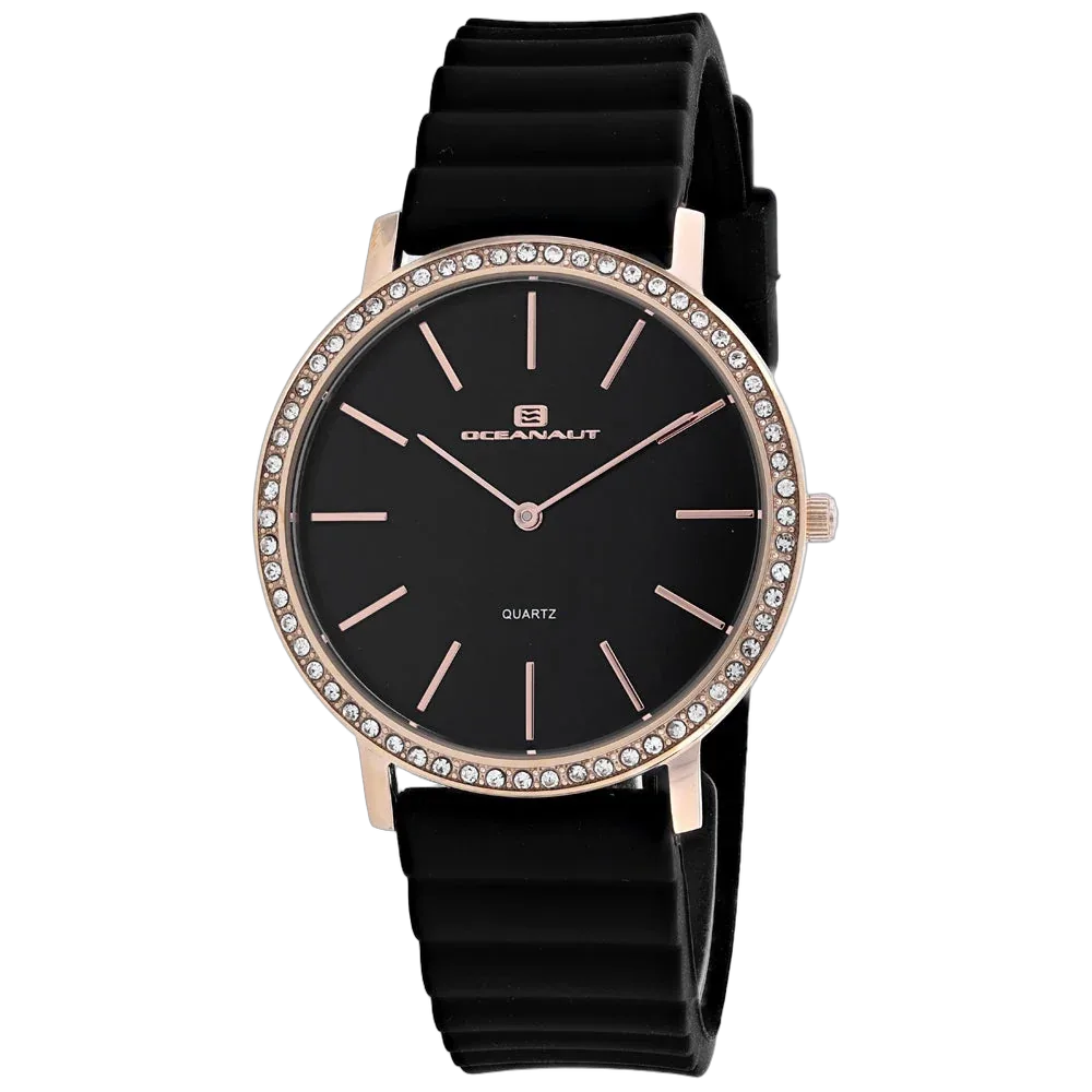 Crystal-Bezel Quartz Watch by Oceanaut