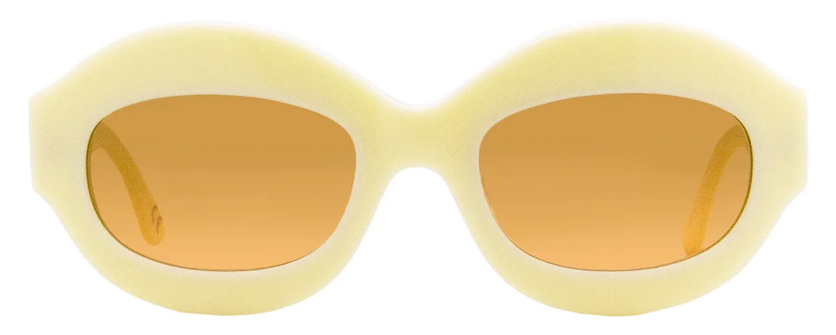Ik Oval Acetate Sunglasses