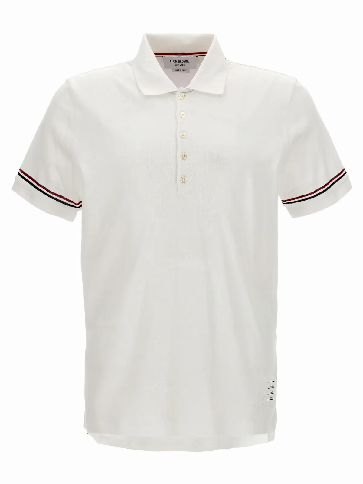 RWB-Trimmed Piqué Cotton Polo Shirt