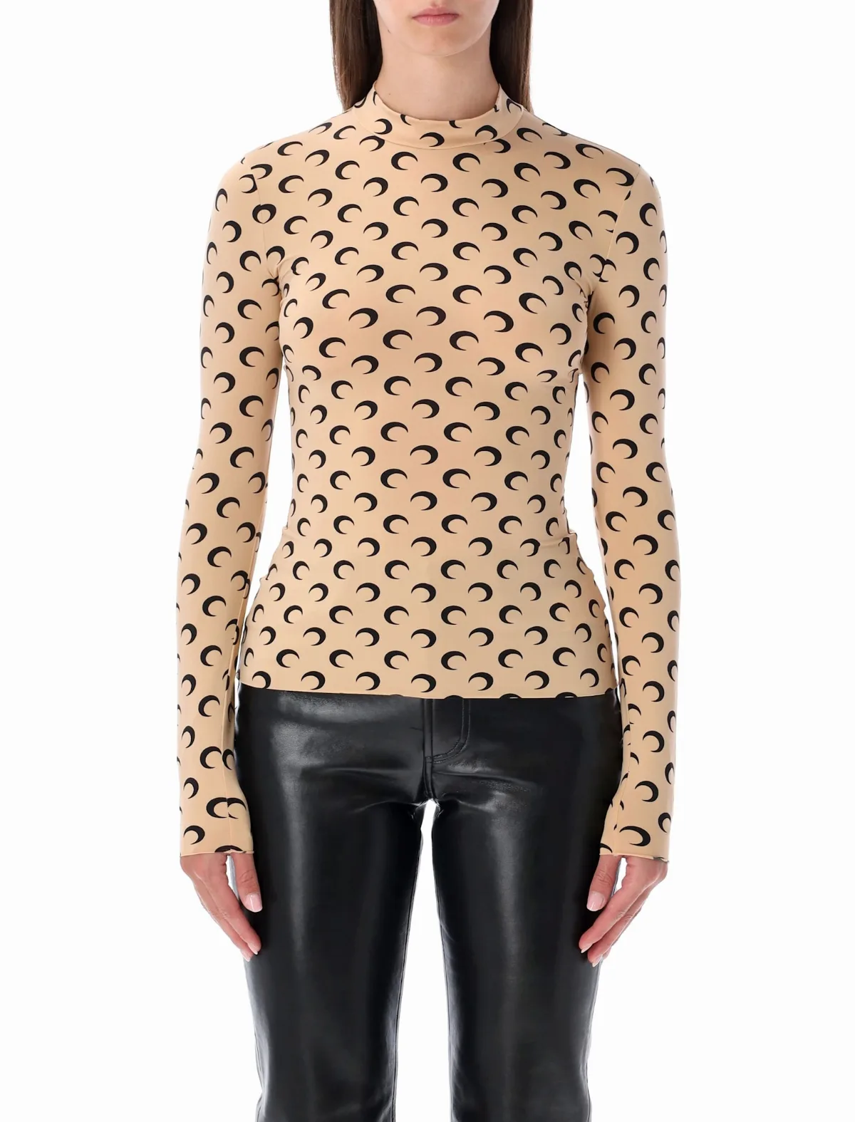 Moon All-over Slim Top