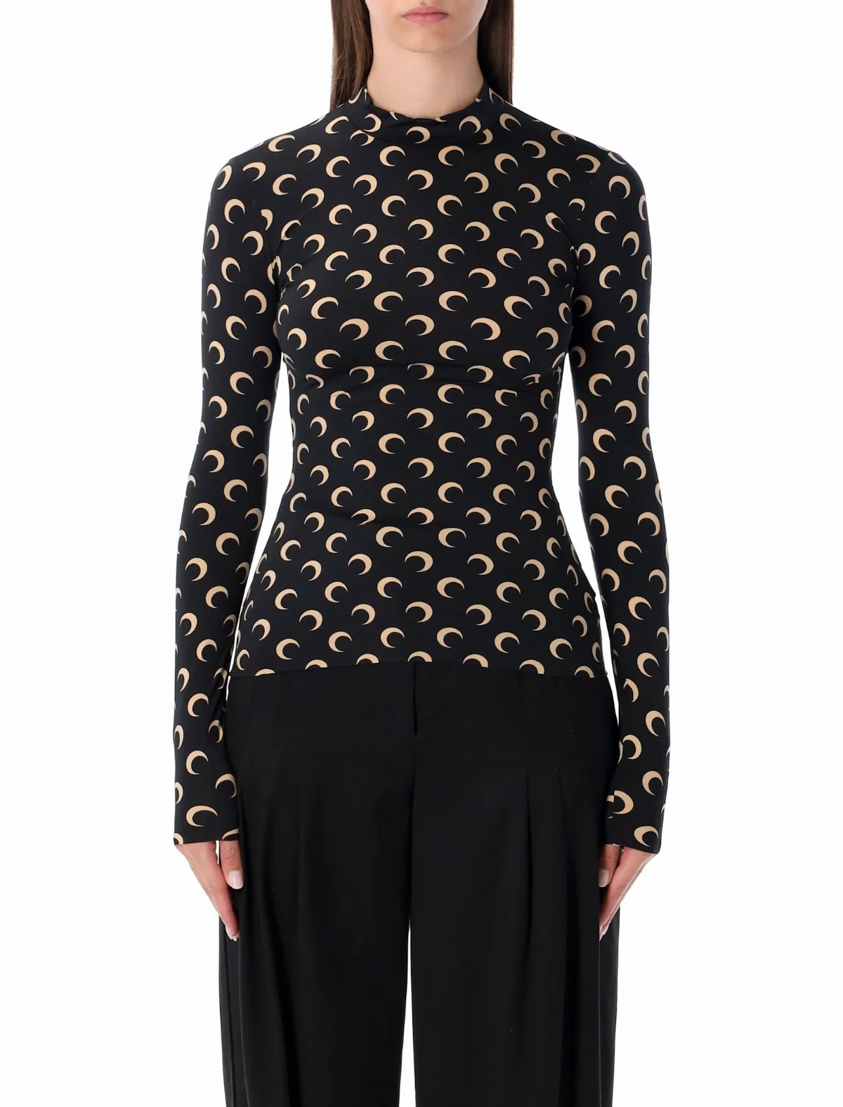 Moon All-over Slim Top