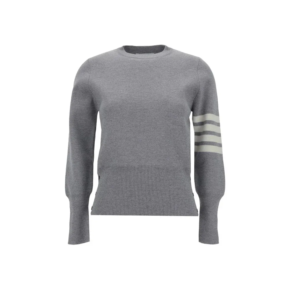 Virgin Wool with Signature Stripes Sweater