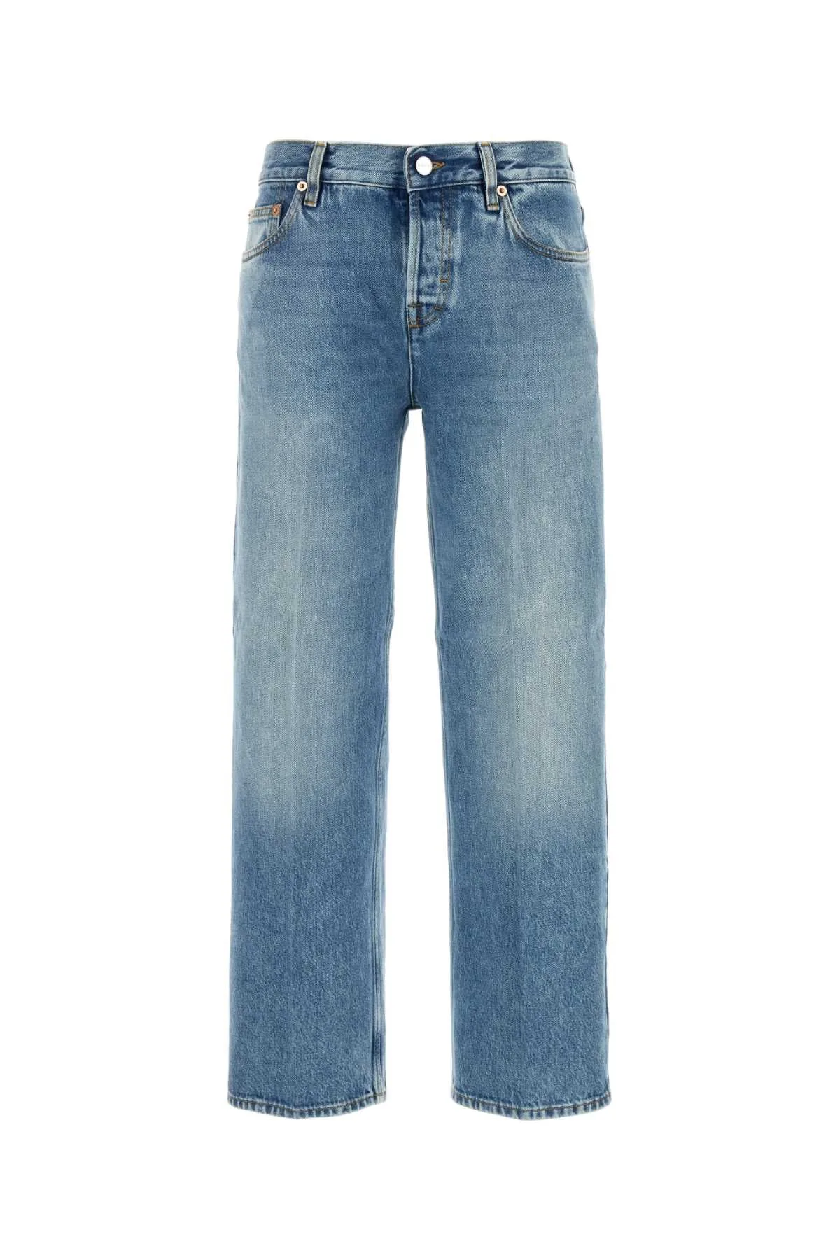 5-Pocket Cut Denim Jeans