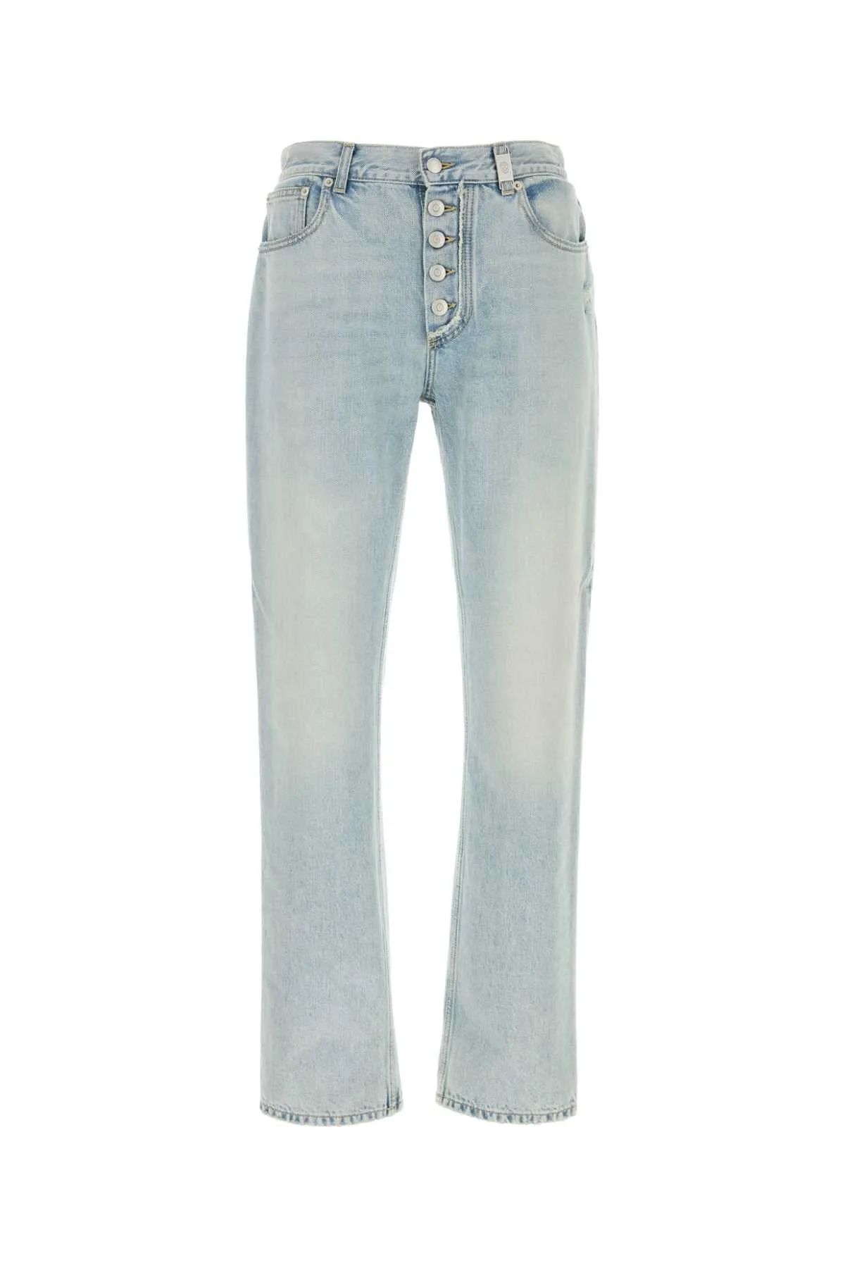Light-Wash Denim Jeans