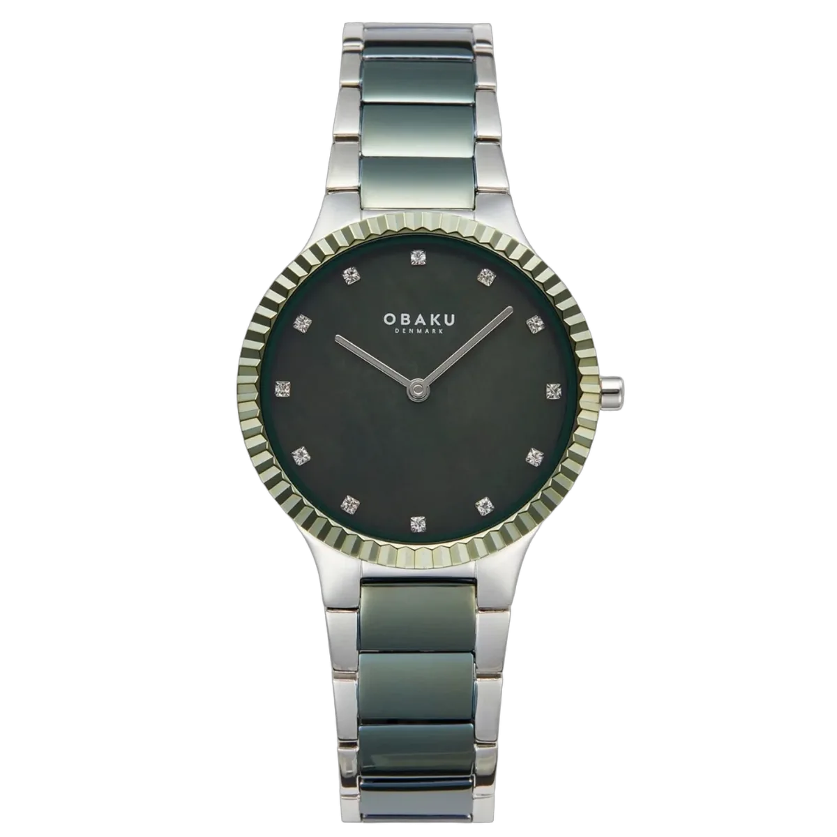 Diamond-Set Watch by Obaku