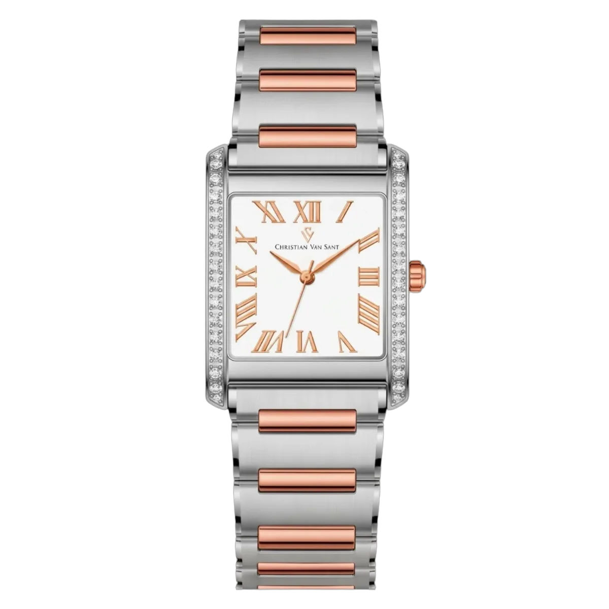 Christian Van Sant Diamond Bezel Watch