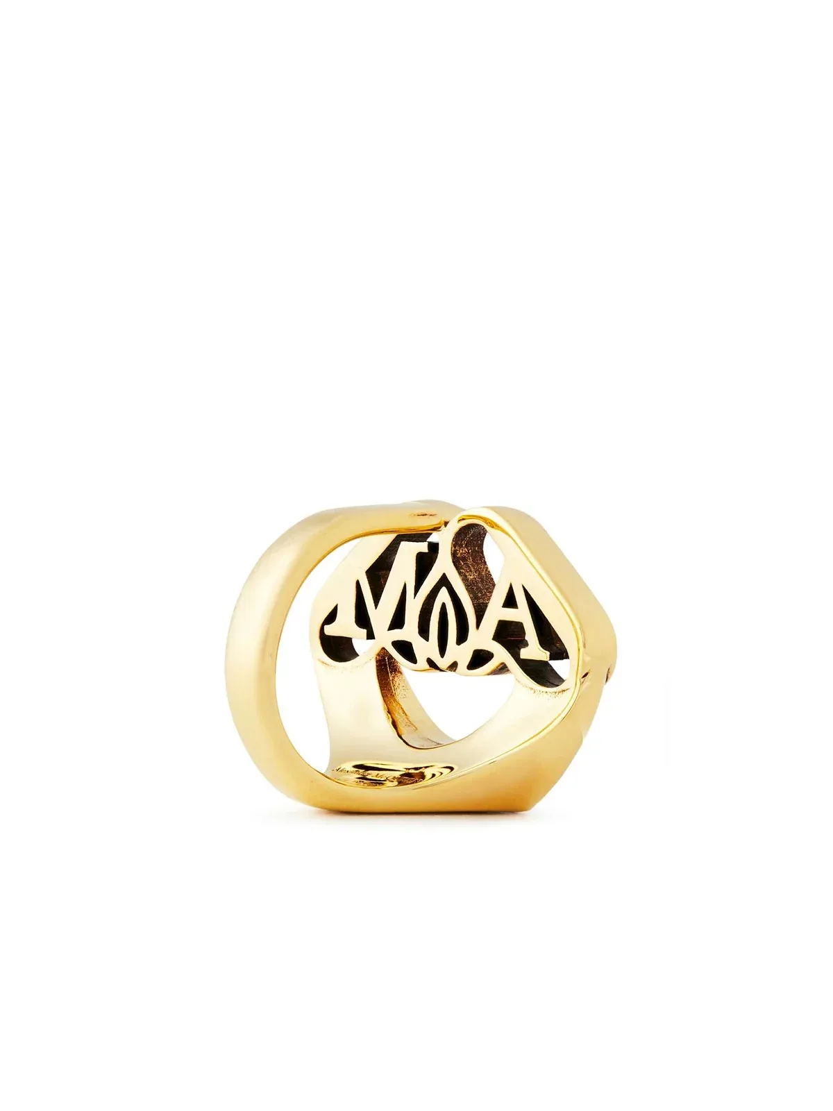 Seal Logo Ring by alexander mcqueen