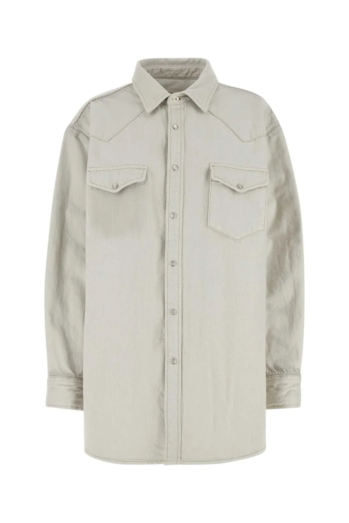Maison Margiela Chalk Denim Overshirt Shirt