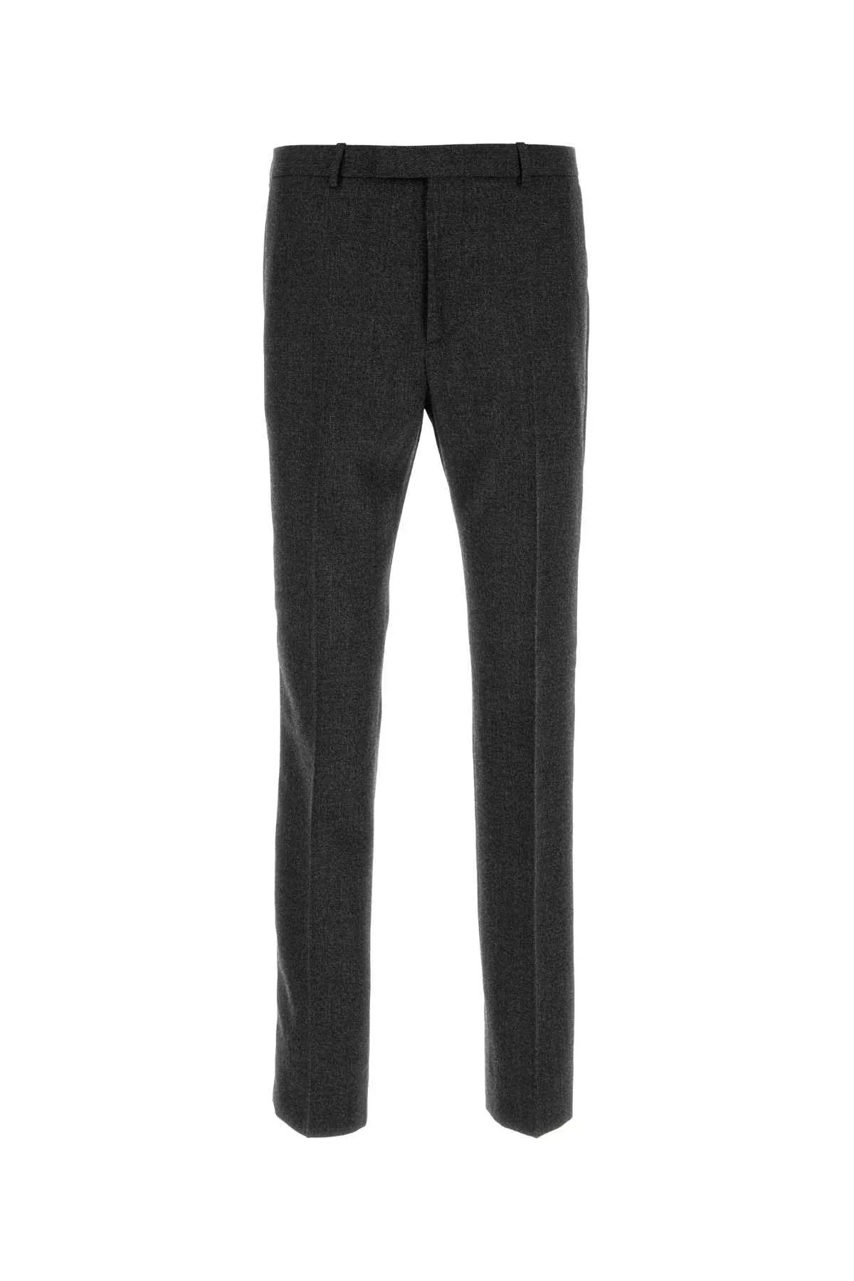 Melange Wool Trousers