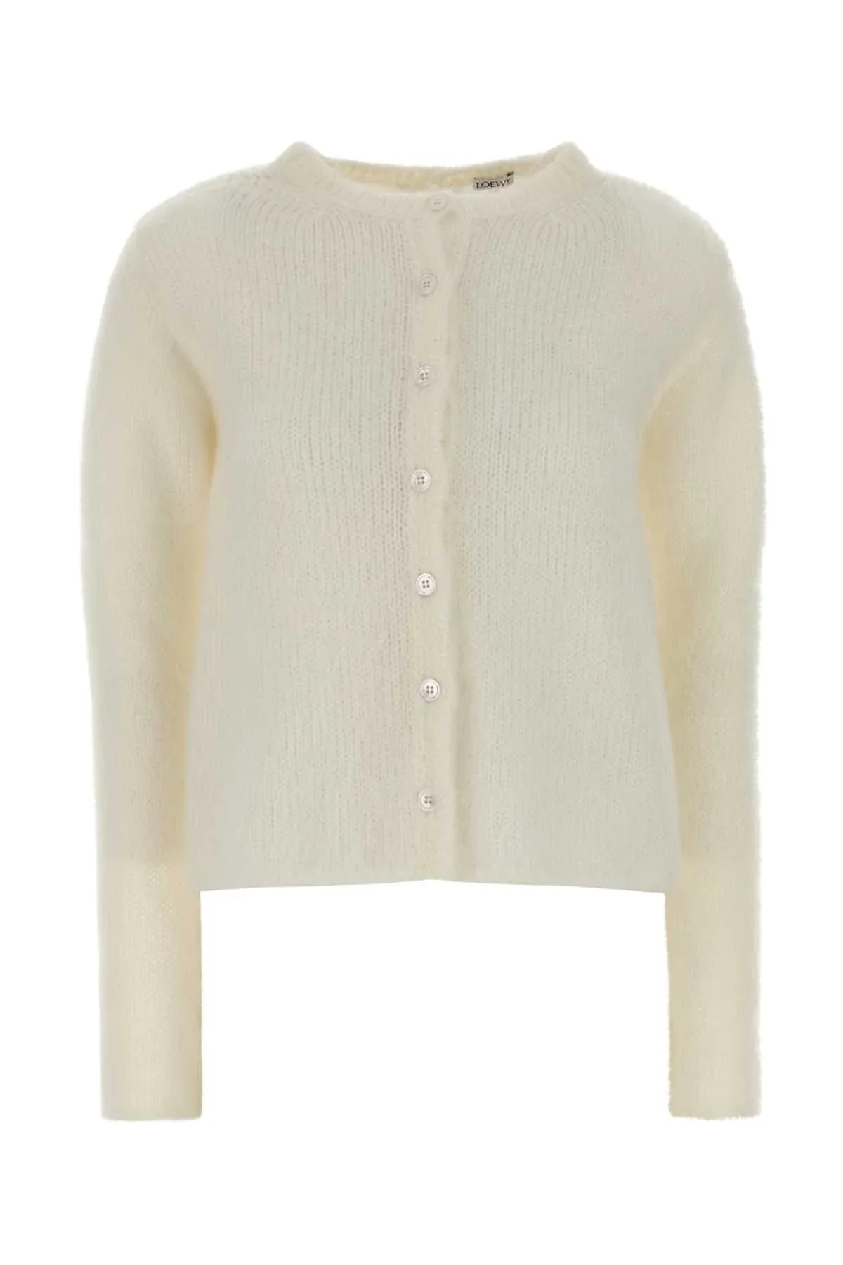 Stretch Mohair Blend Cardigan