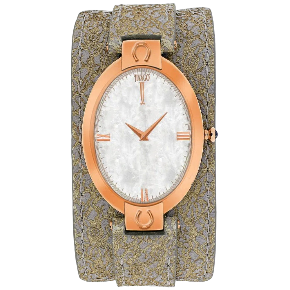 Mother of Pearl Dial Watch by Jivago