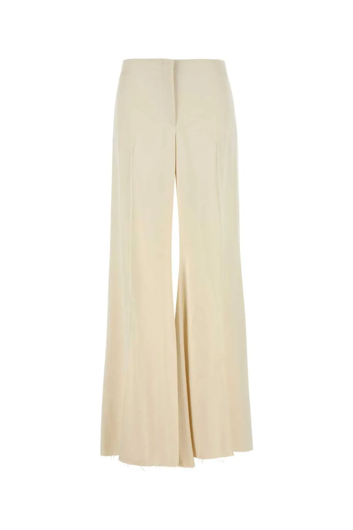 Satin Wide-Leg Trousers