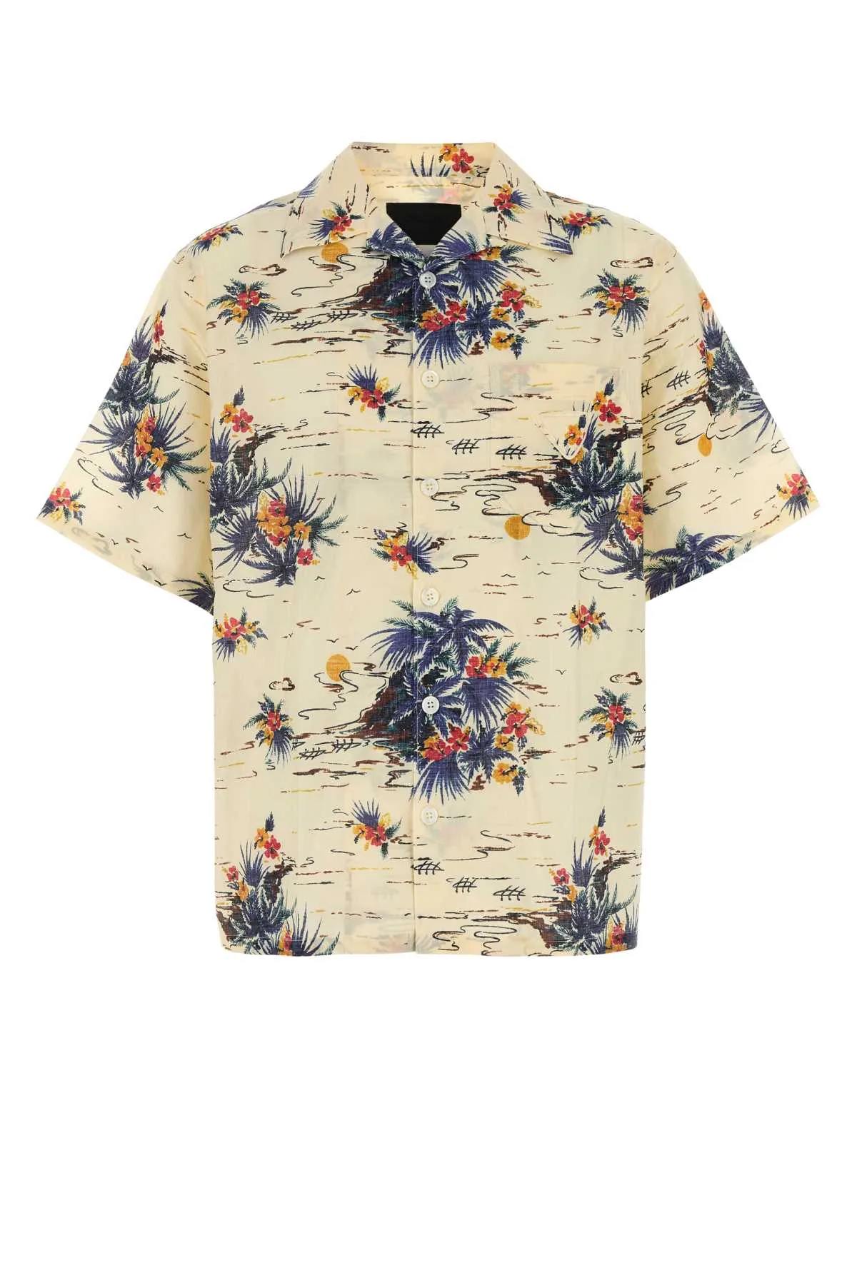 Floral-Printed Cotton Shirt