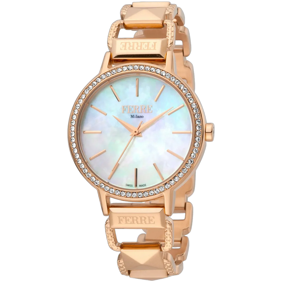 Crystal Mother-of-Pearl Watch by Ferré Milano