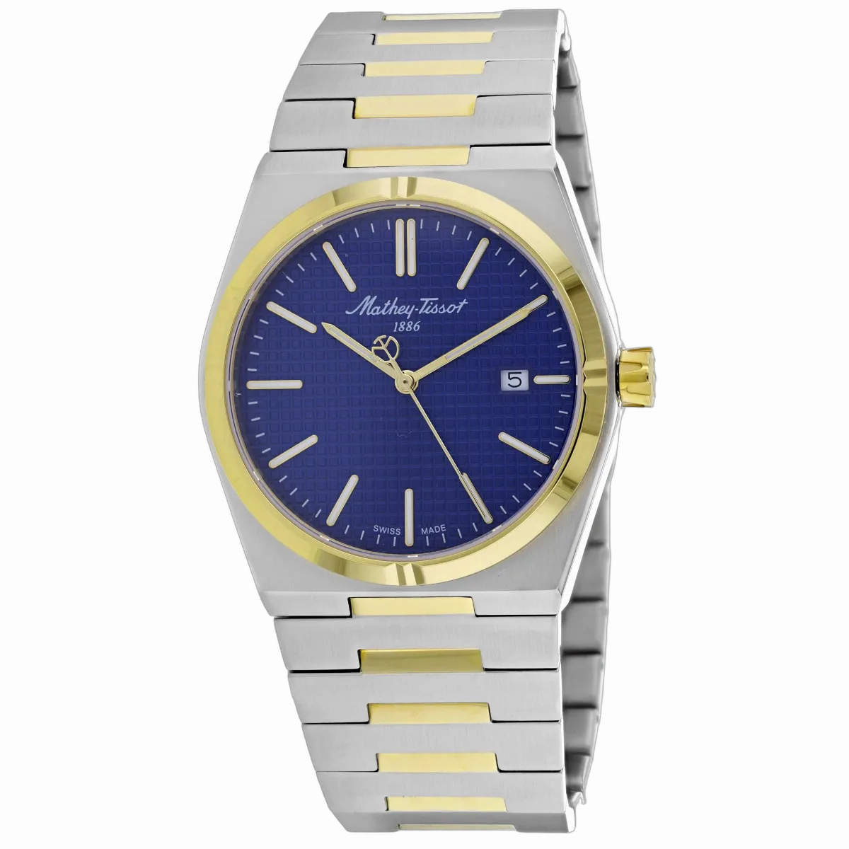 Two-Tone Stainless Steel Watch by Mathey-Tissot