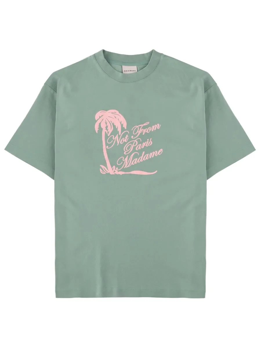 T-shirt slogan Palmiers