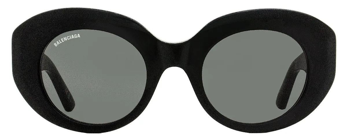 BB0235S Distressed-Finish Oval Sunglasses