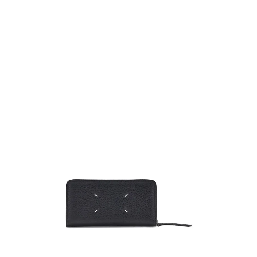 Calf Leather with Four Stitches Wallet