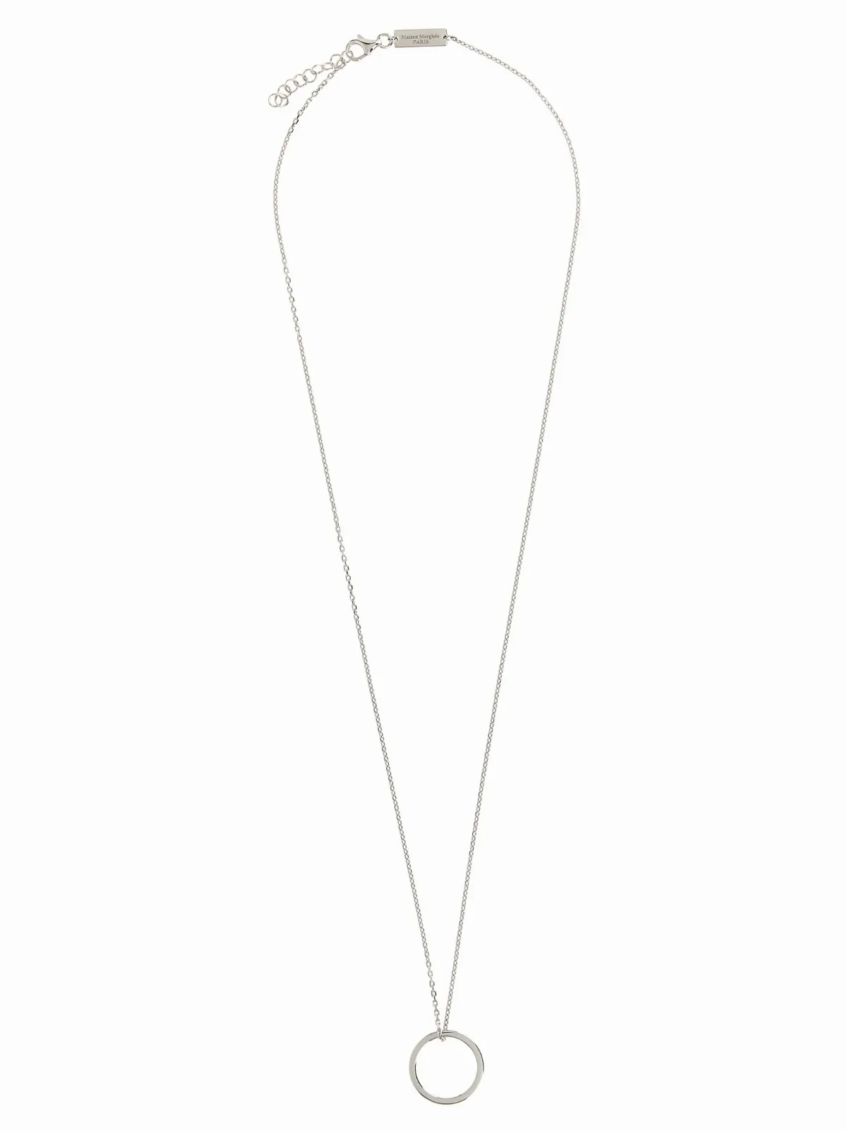 Rolò Chain Ring Pendant Necklace by Maison Margiela