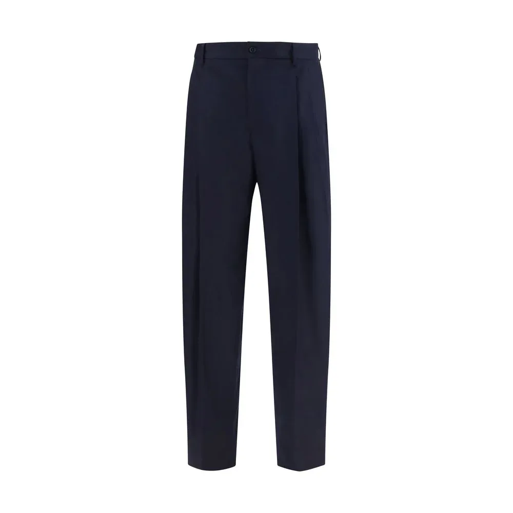 Merino Wool Flannel Trousers