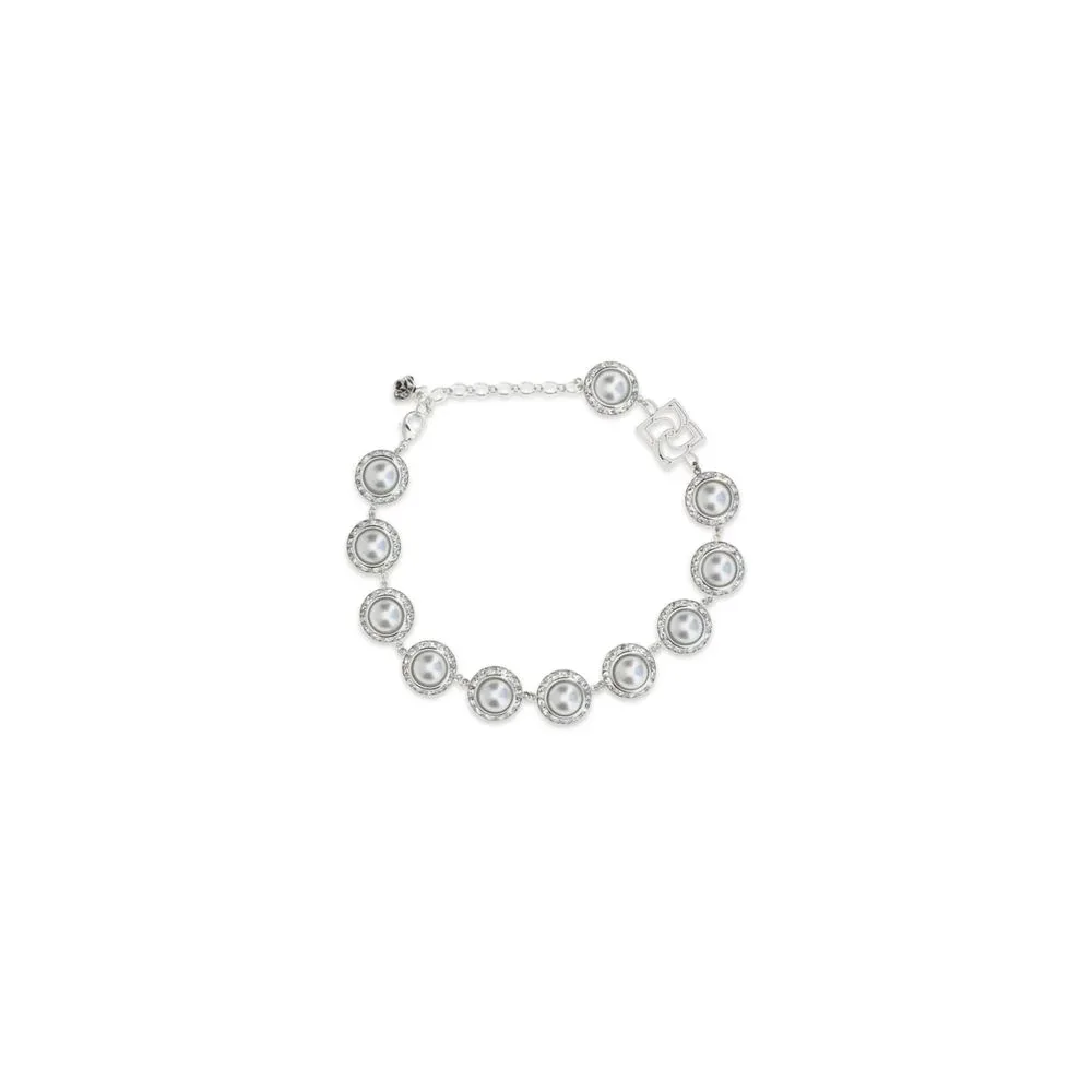 Pearl and Crystal Necklace by Magda Butrym