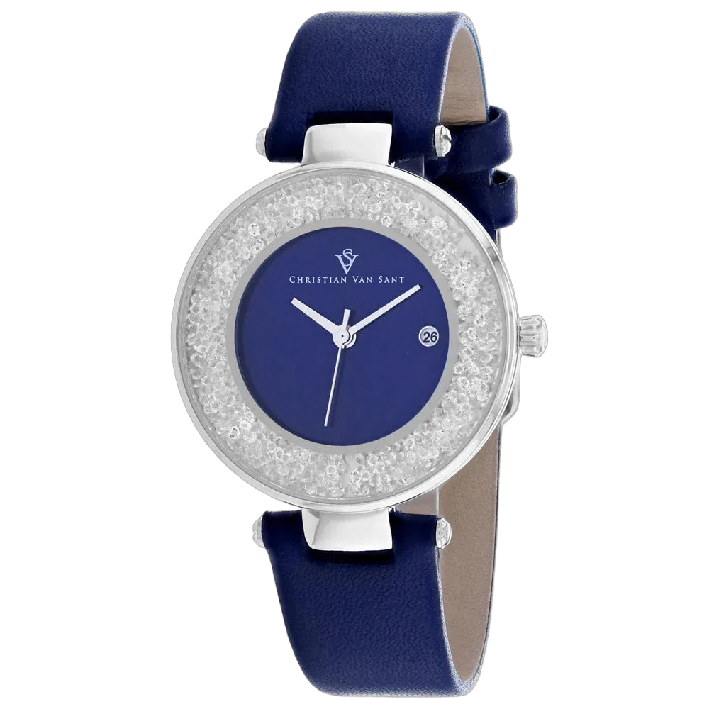 Crystal-Bezel Watch