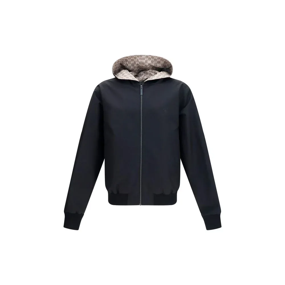 Reversible GG Nylon Bomber Jacket